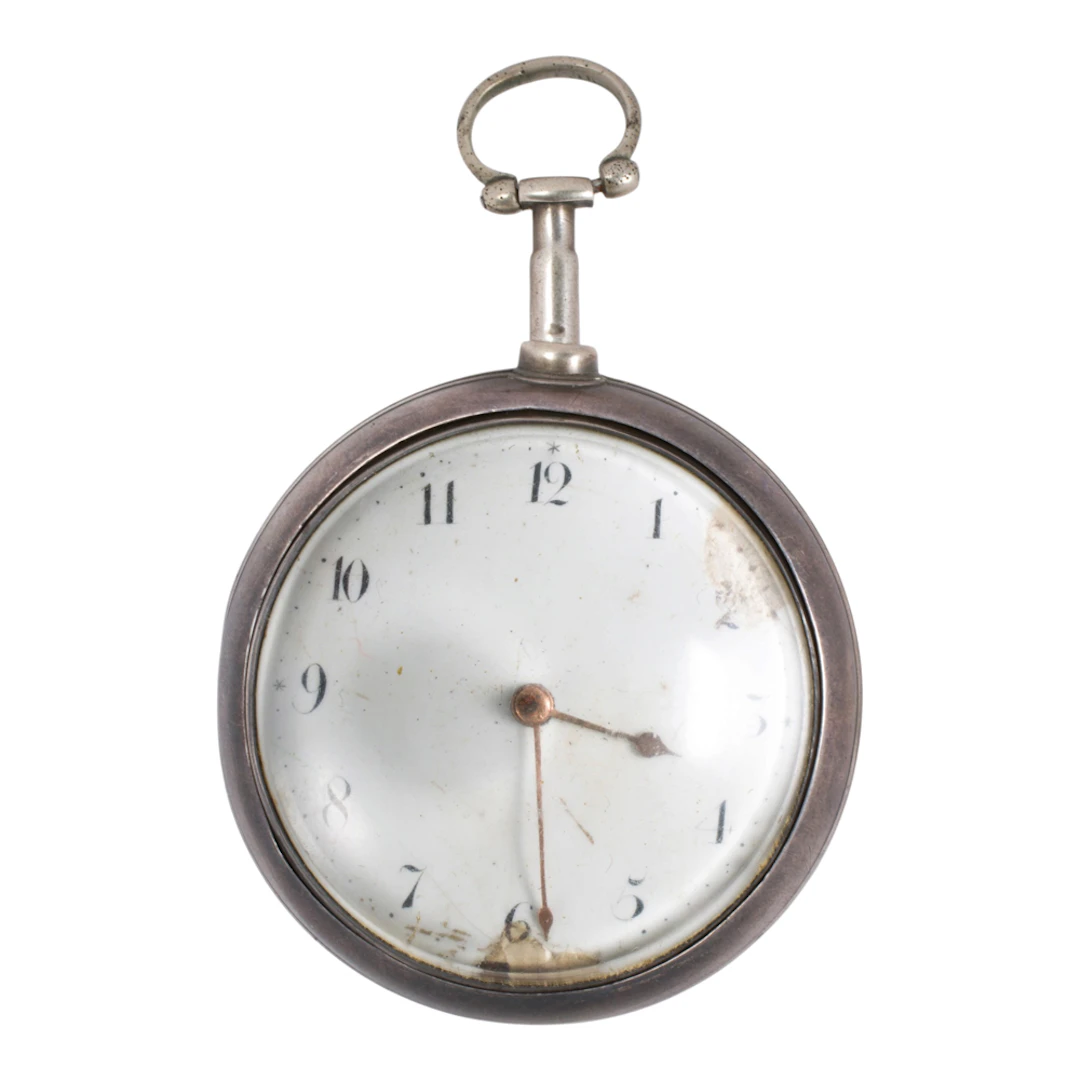 A Trelegon & Turner silver pocket watch