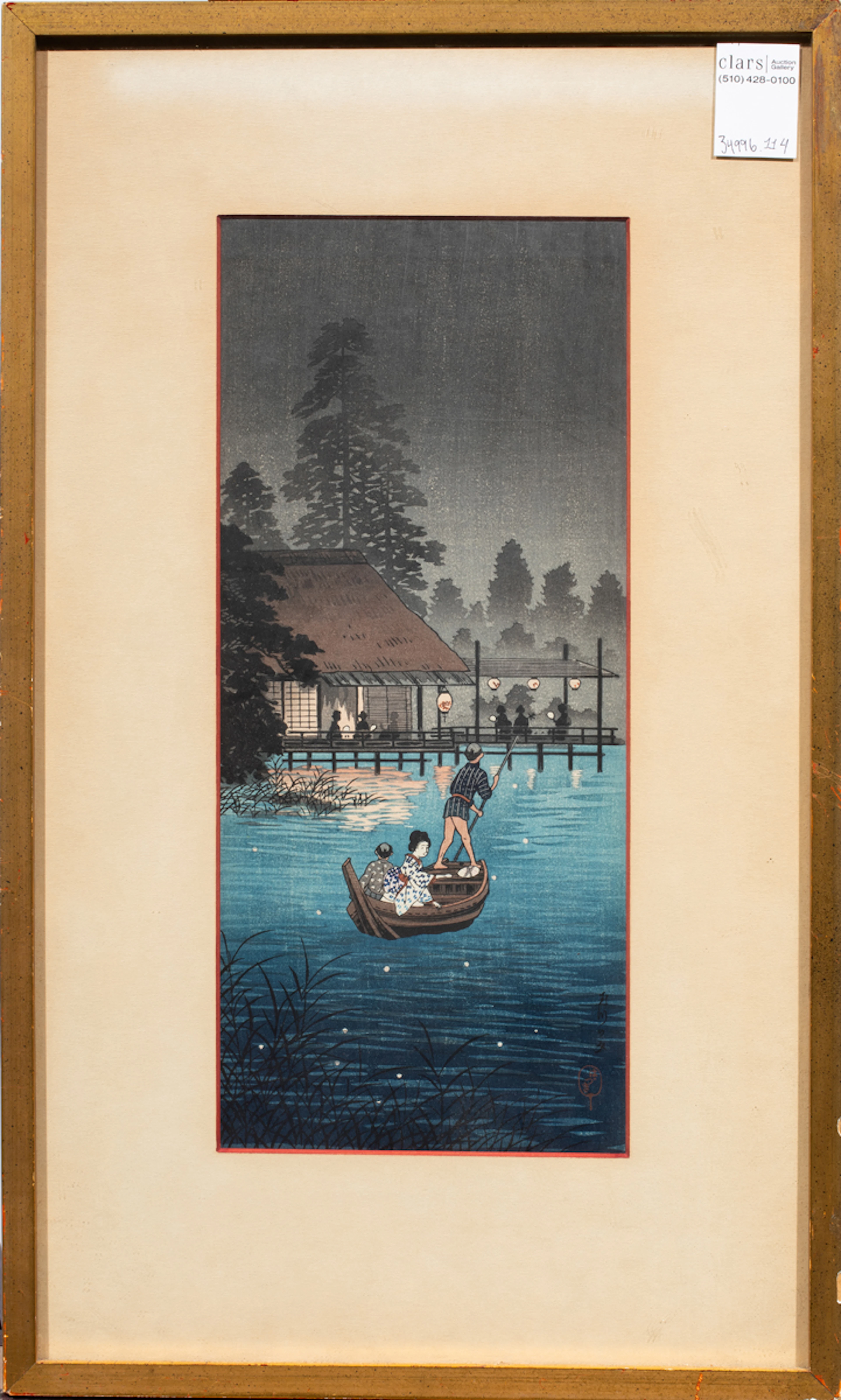 Takahashi Hiroako (Shotei) (1871-1945) - Catching Fireflies in Cool Breeze