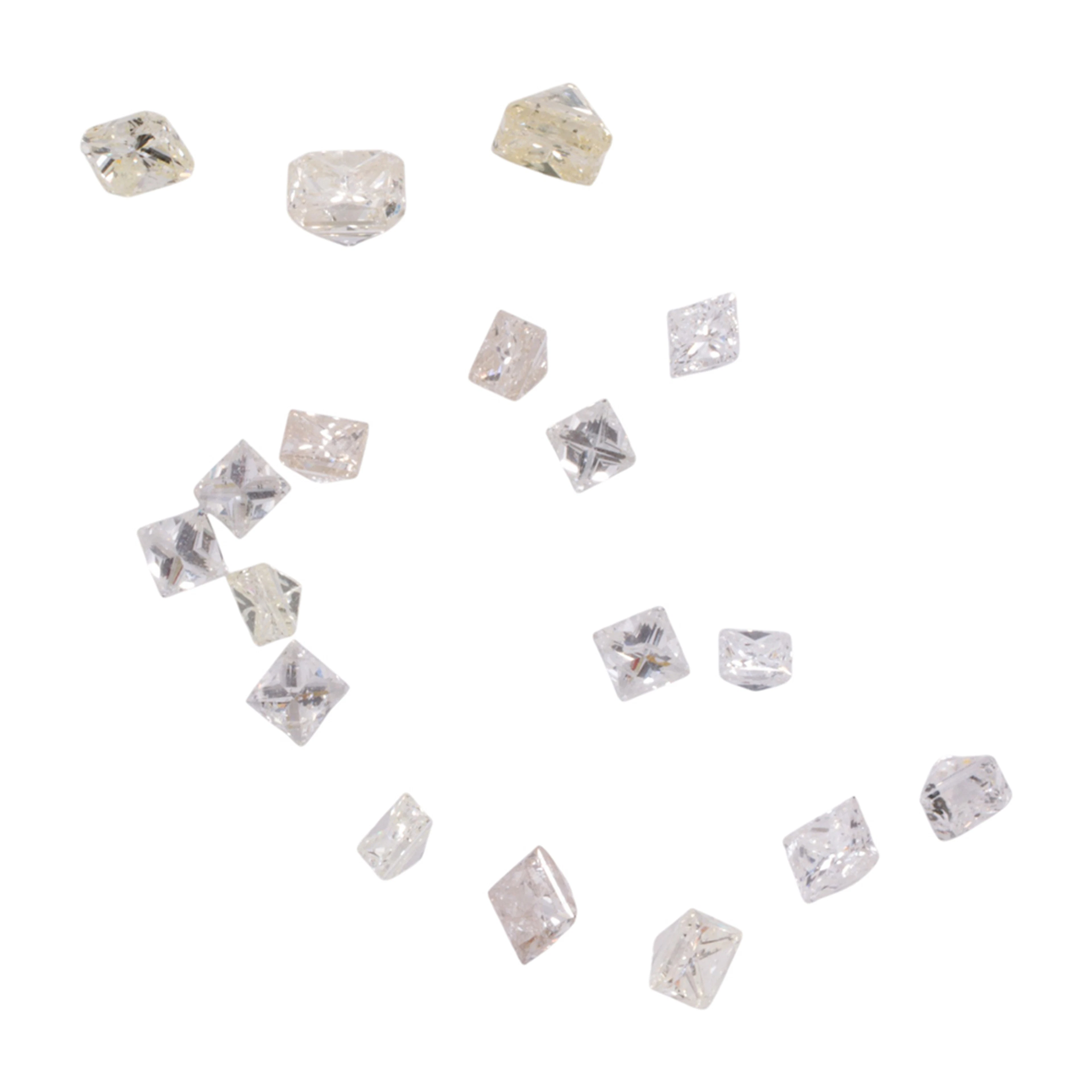 A parcel of diamonds