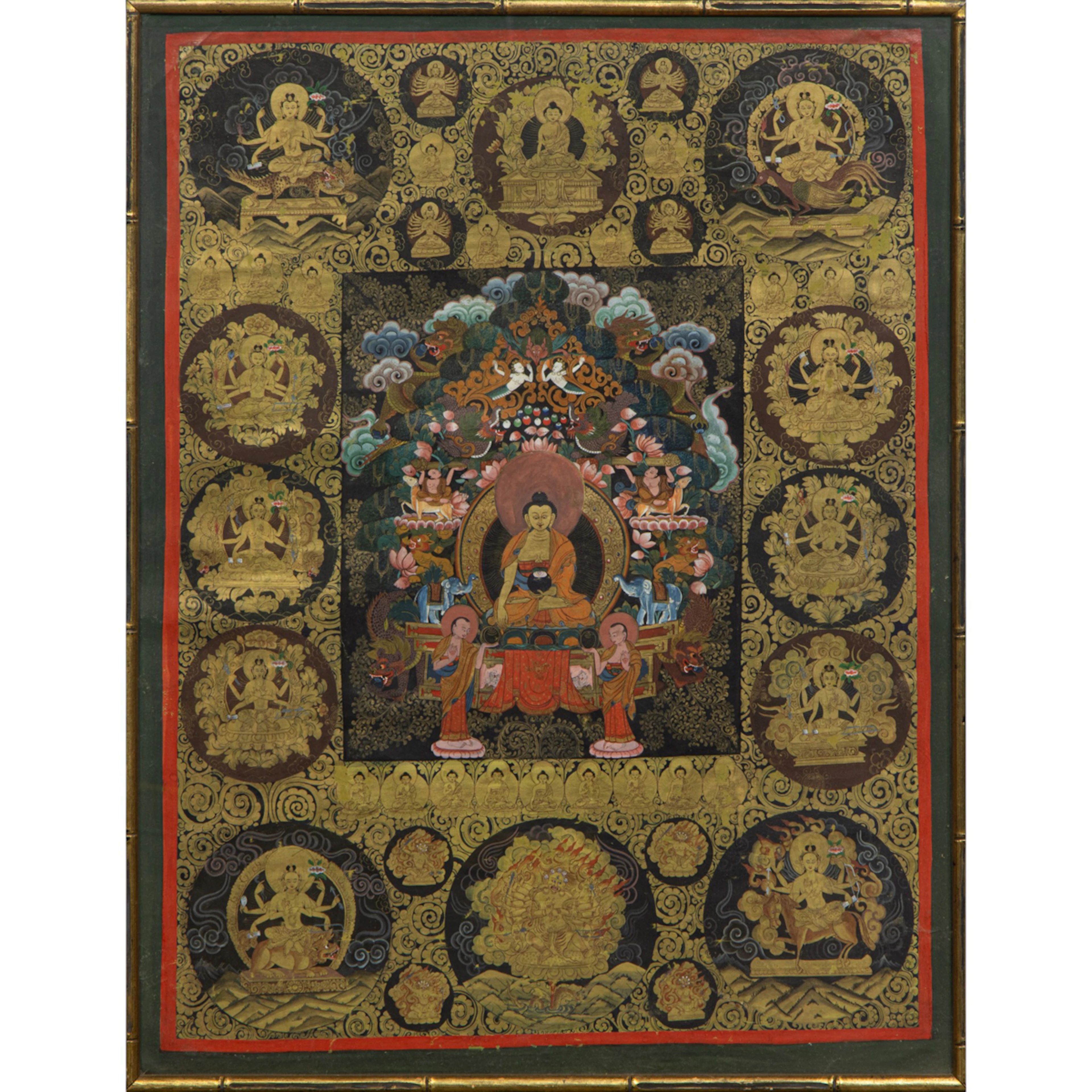 A Tibetan thangka