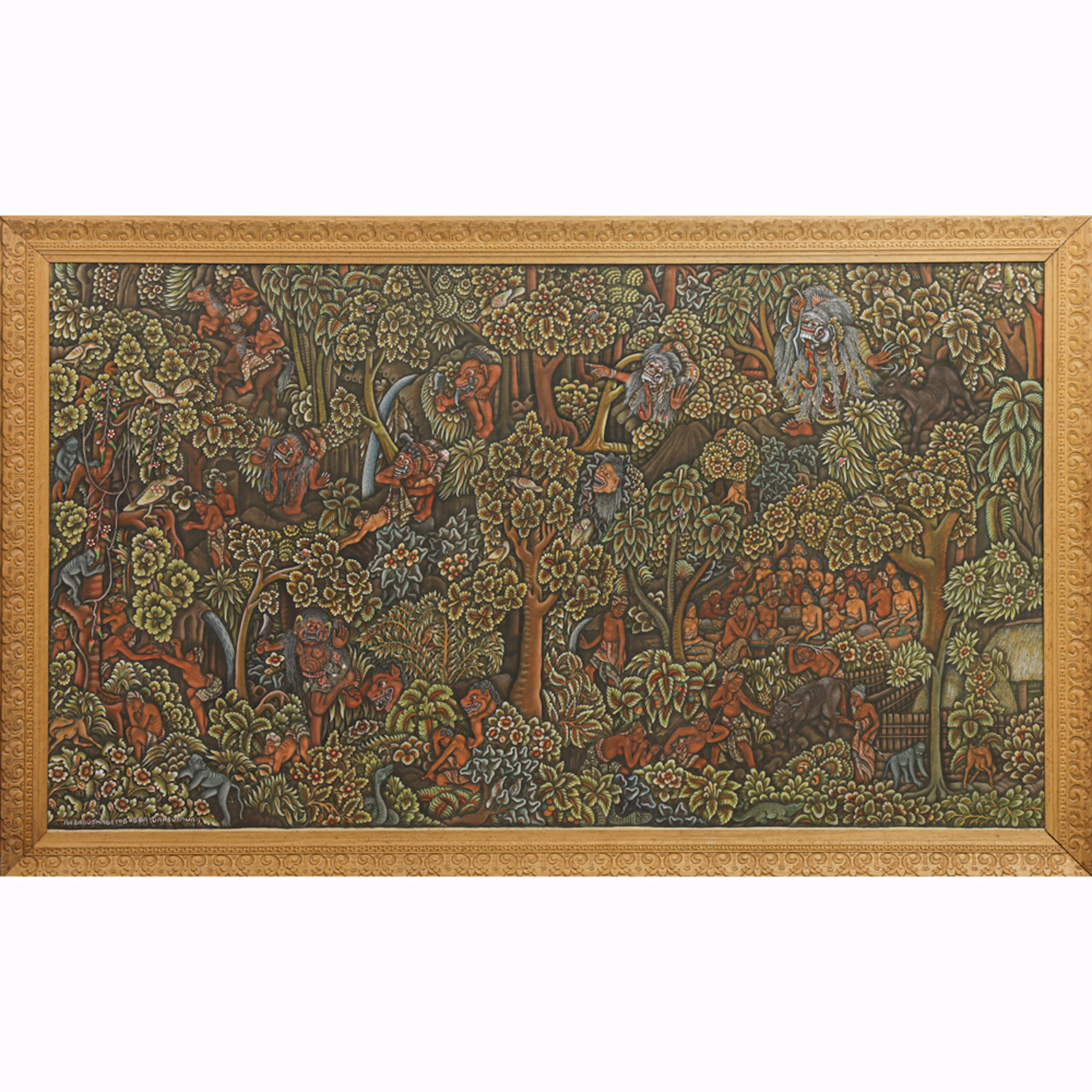 Ida Bagus Made Togog (1913-1989) - Jungle Scene