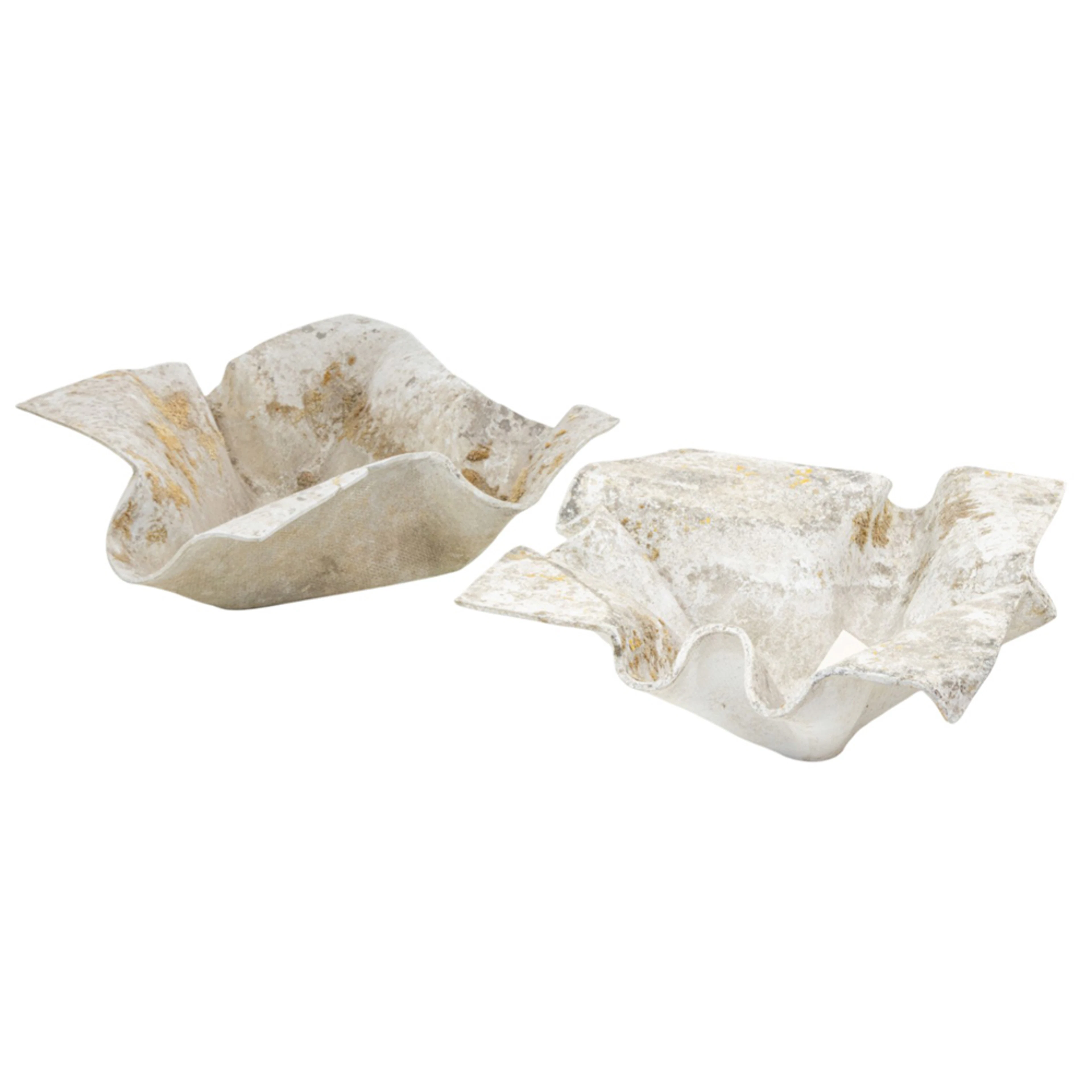 A pair of Willy Guhl 'Handkerchief' planters 1960's