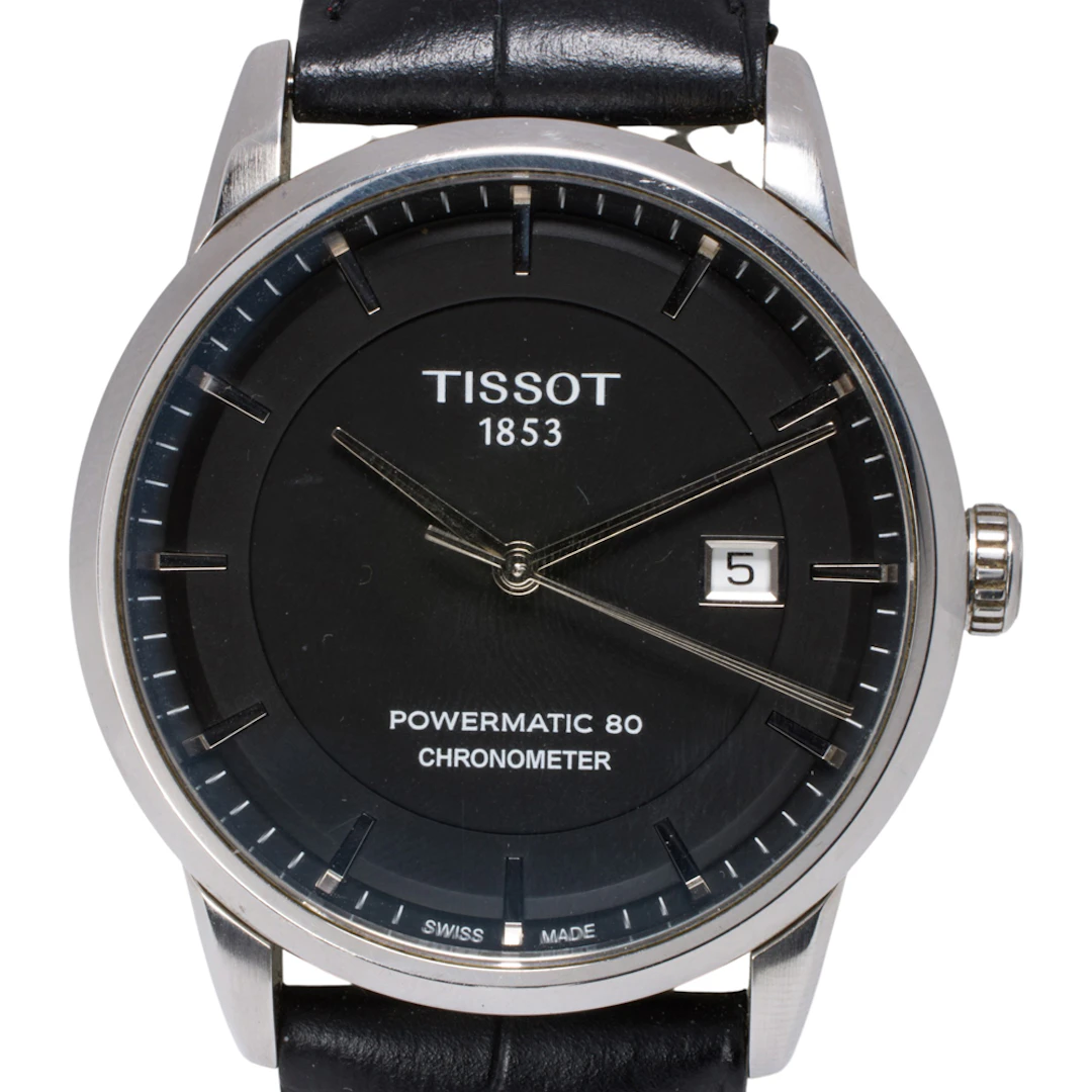 A Tissot Powermatic 80 stainless steel watch