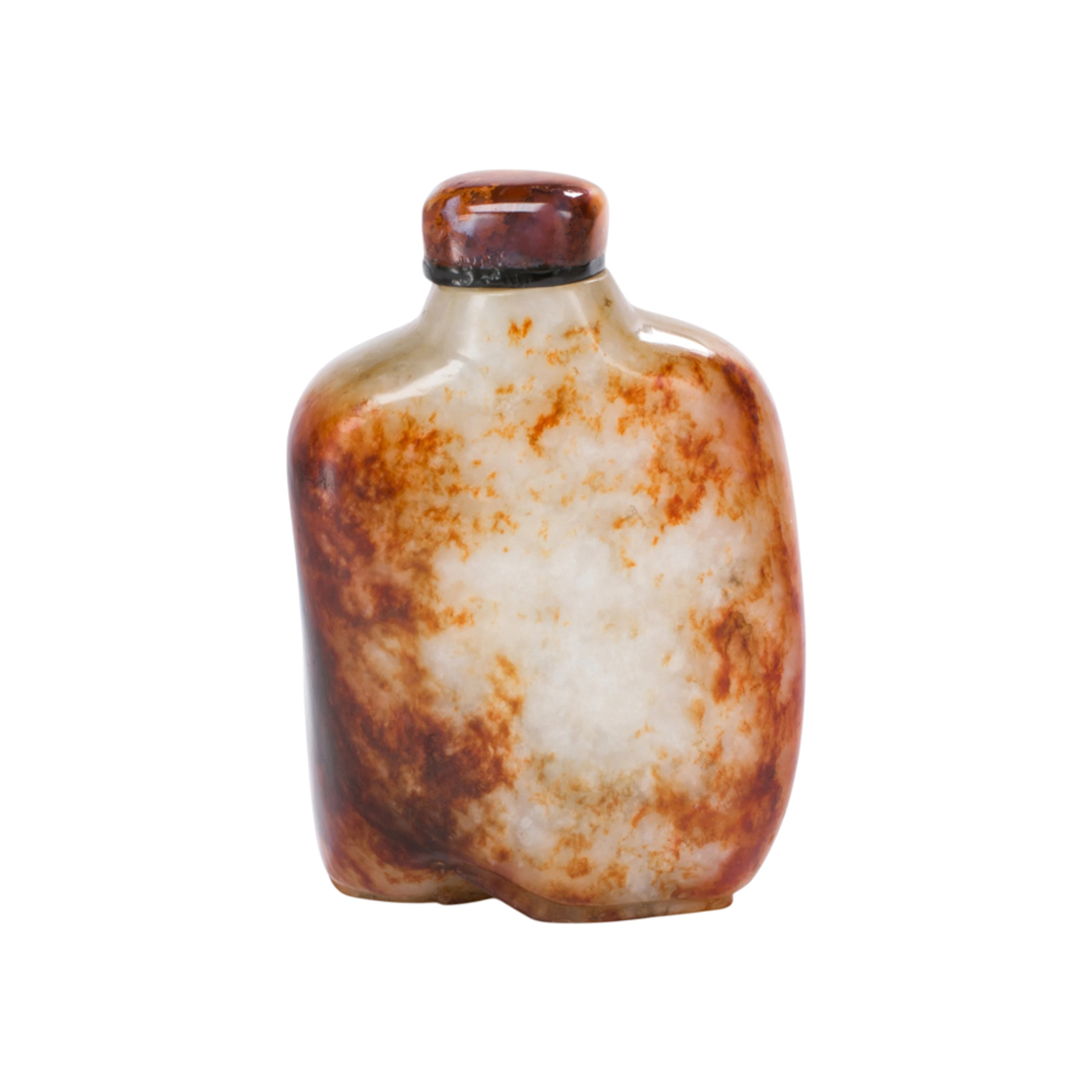 A Chinese russet jade snuff bottle