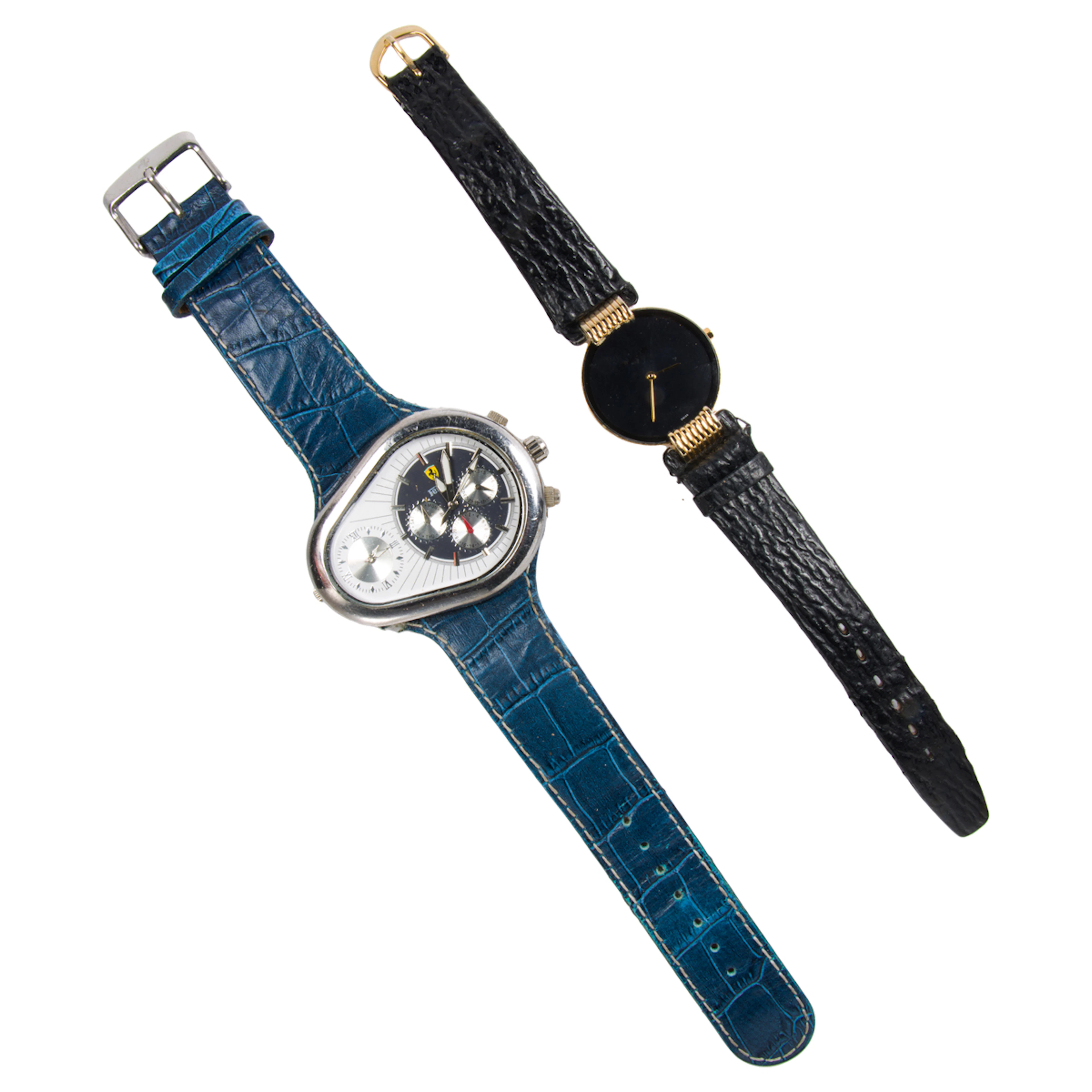 Two designer watches