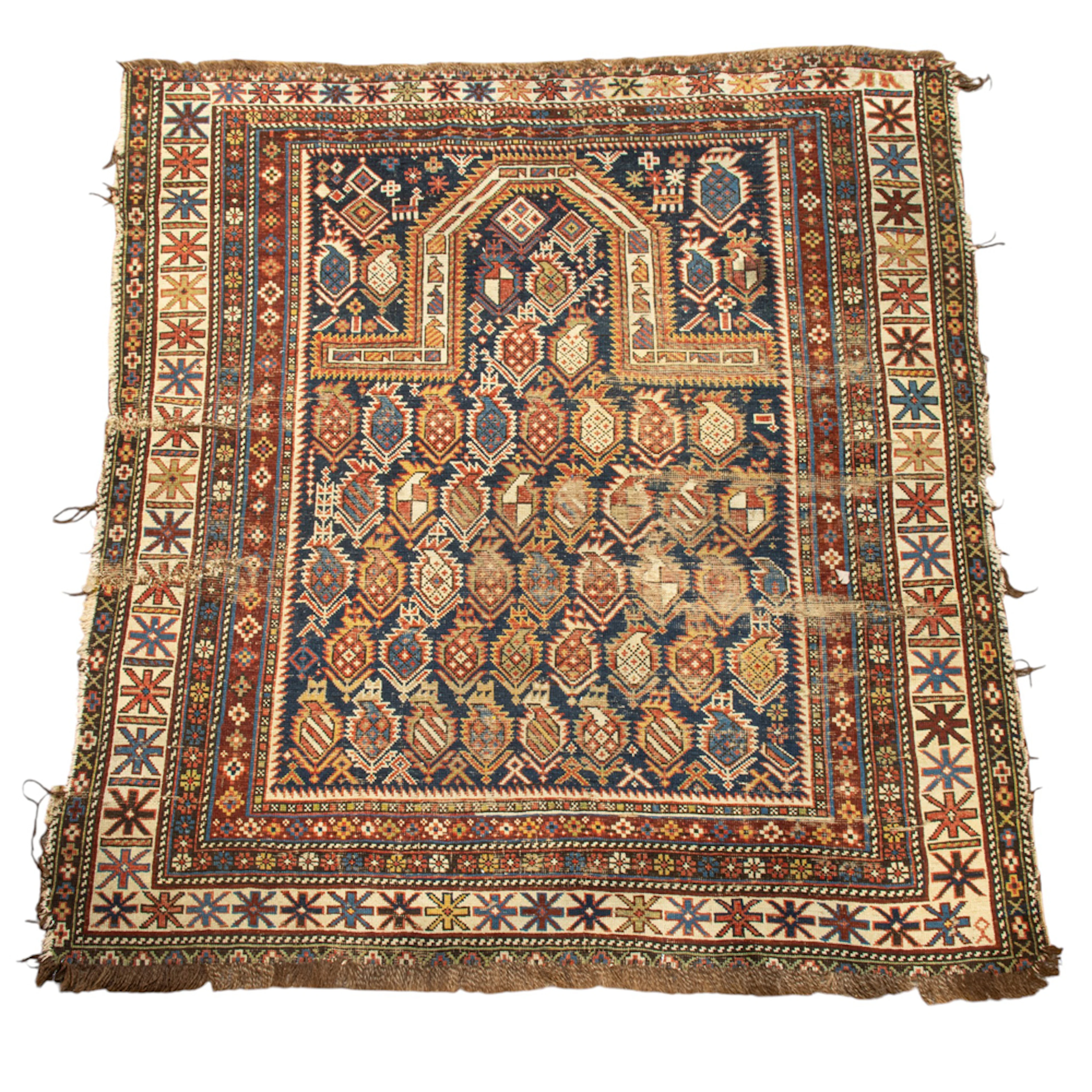 An antique Marsali (Dashestan) prayer rug