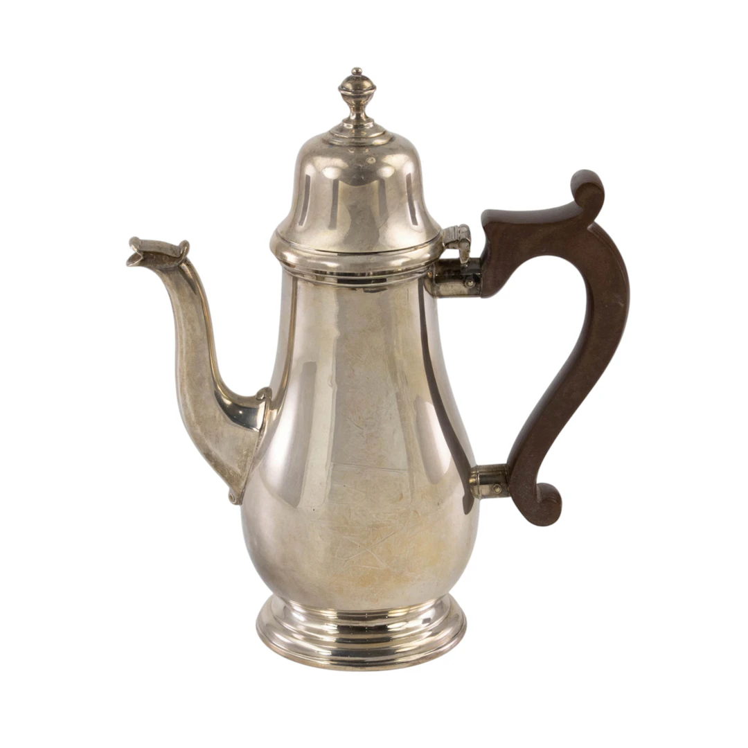 An Elizabeth II silver small coffee pot