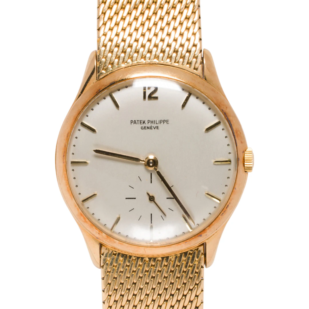 A Patek Philippe 18k gold watch