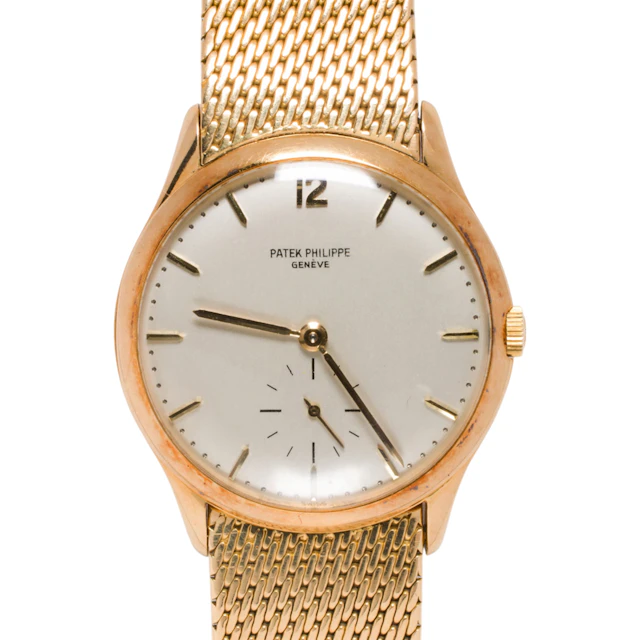 A Patek Philippe 18k gold watch
