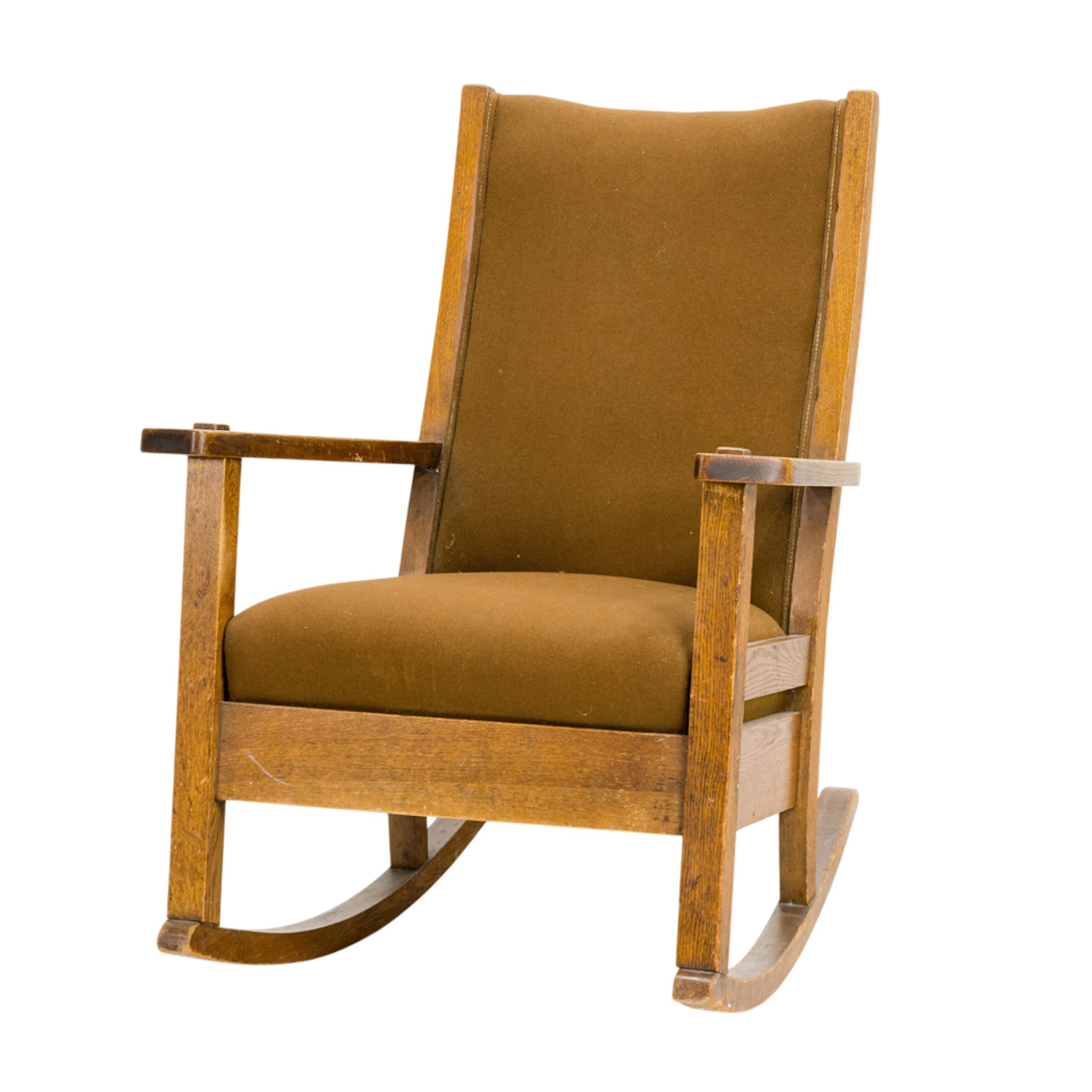 An Arts and Crafts rocking chair circa 1920