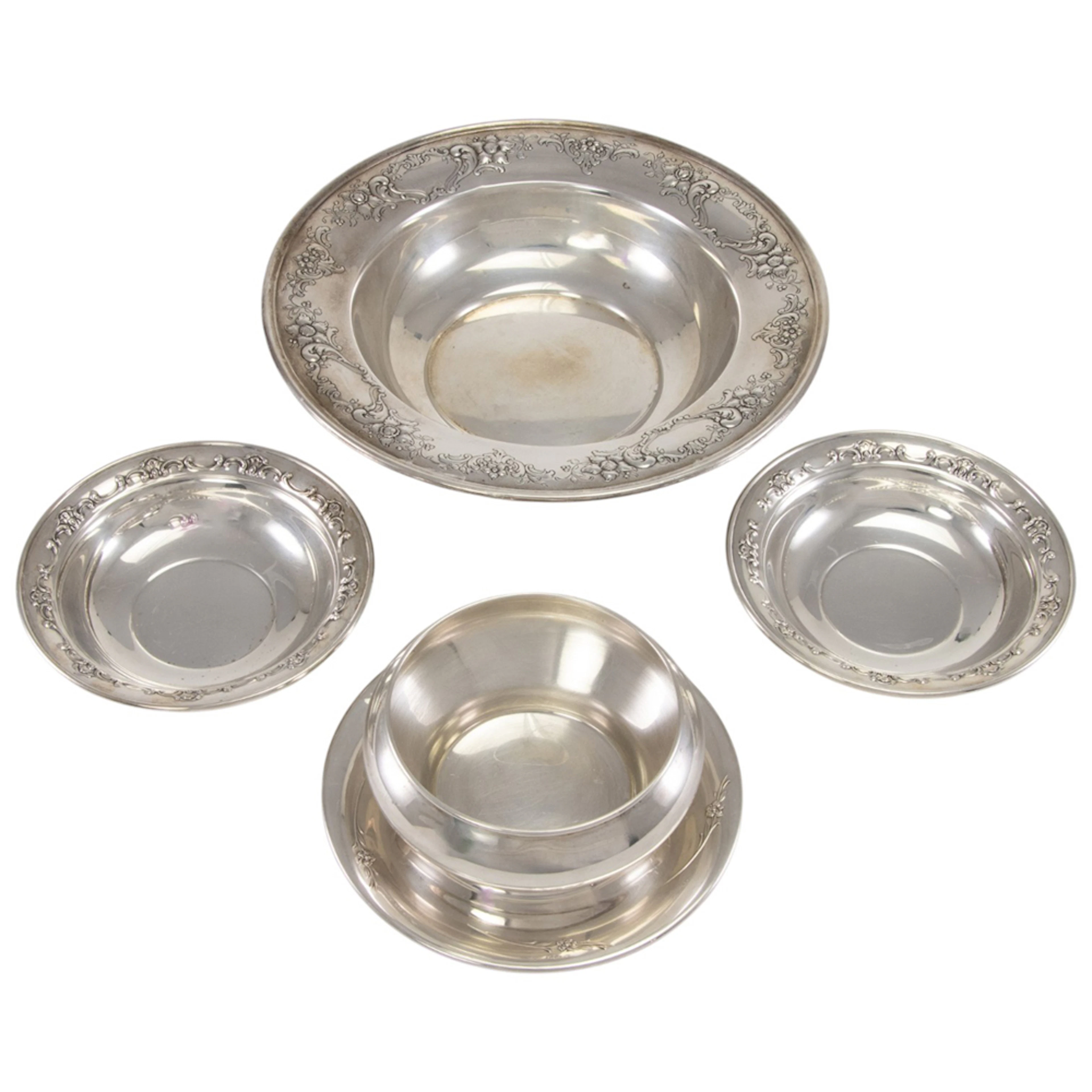 A group of sterling hollowware by Gorham Mfg Co.