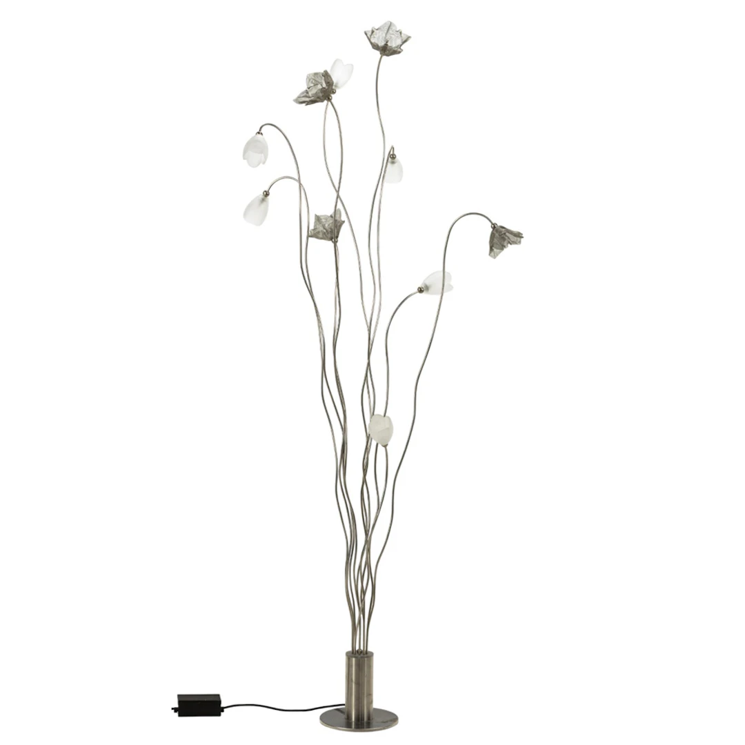 A European floraform floor lamp