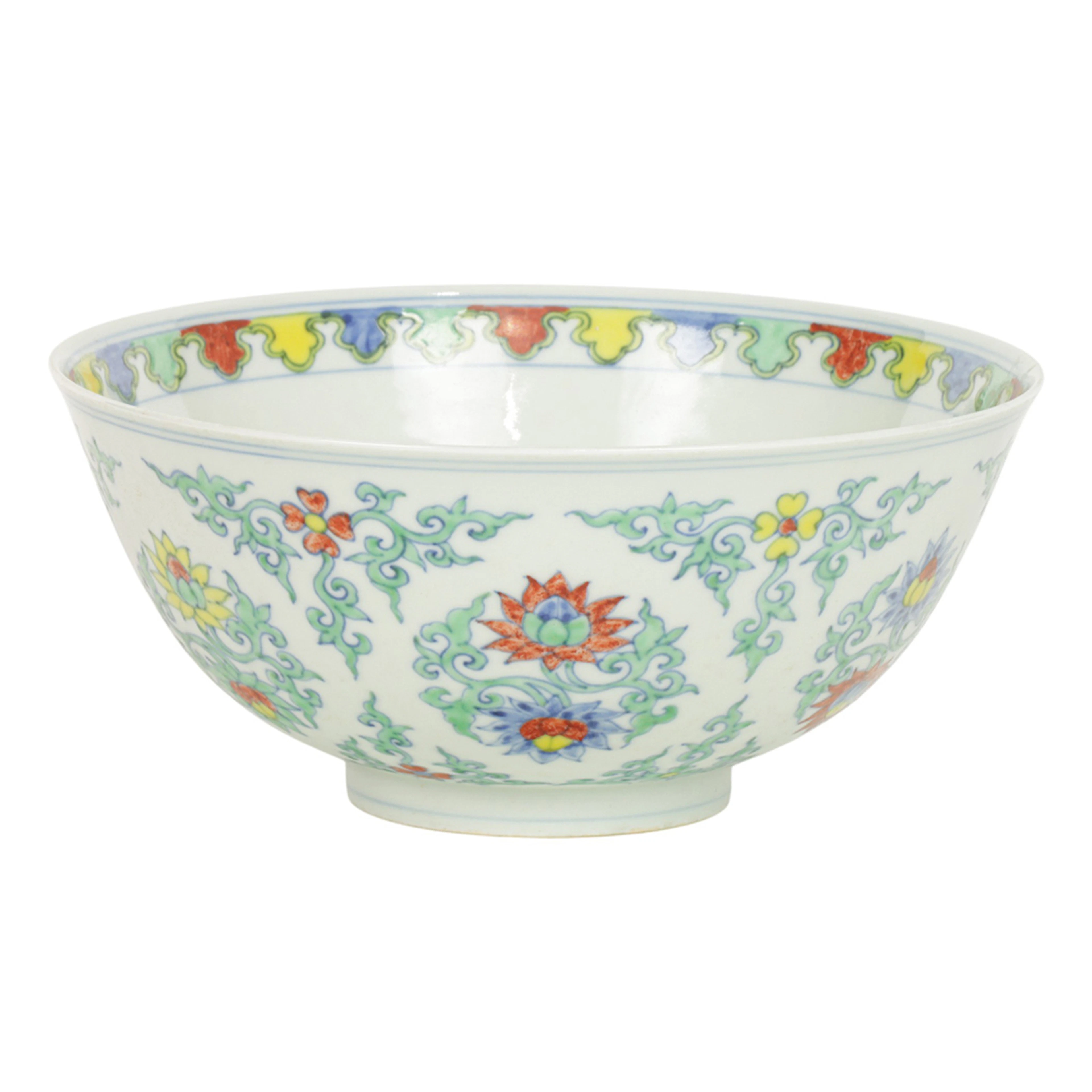 A Chinese doucai bowl