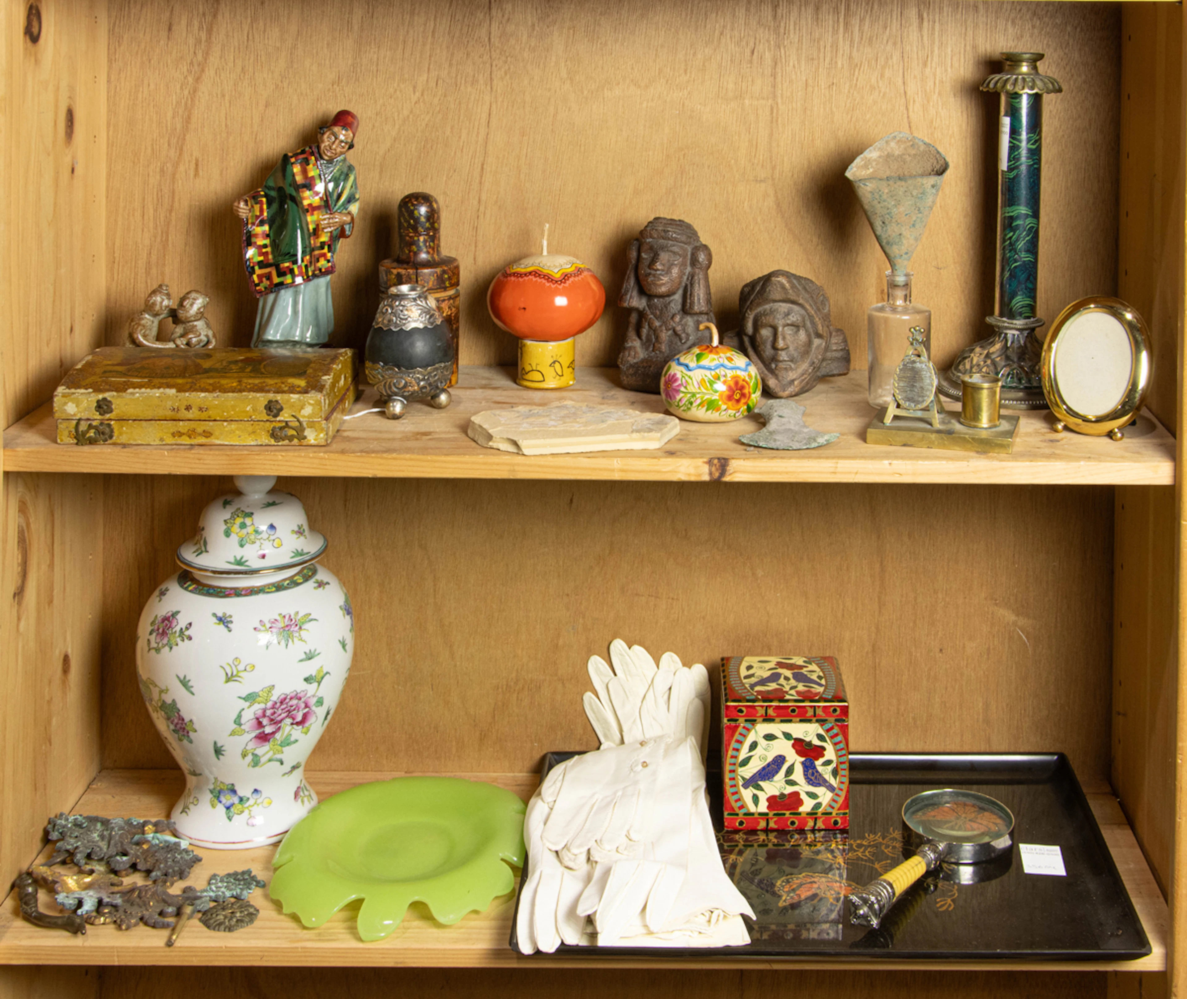 An assembled group of objects