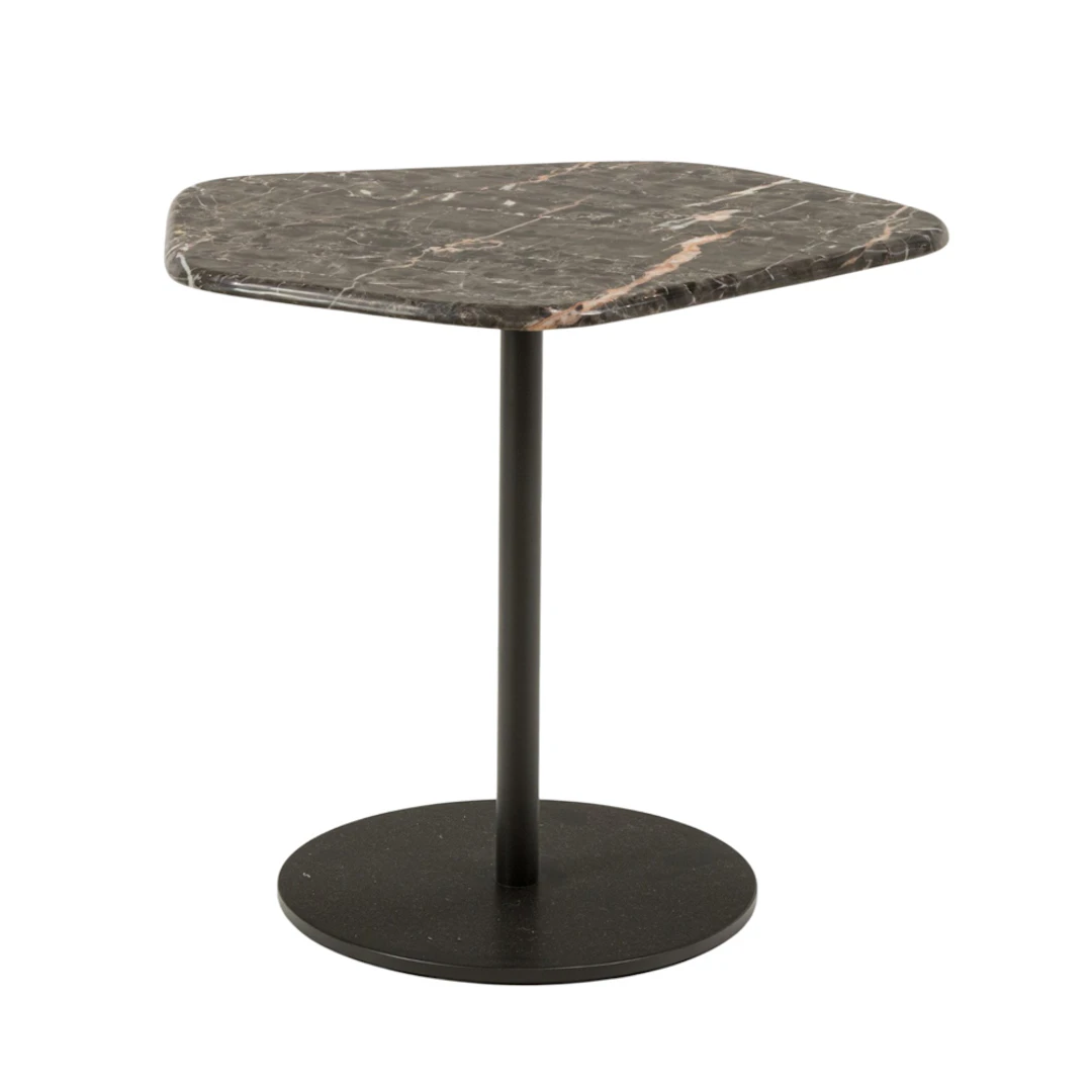 A Camerich marble Hanna Shape occasional table