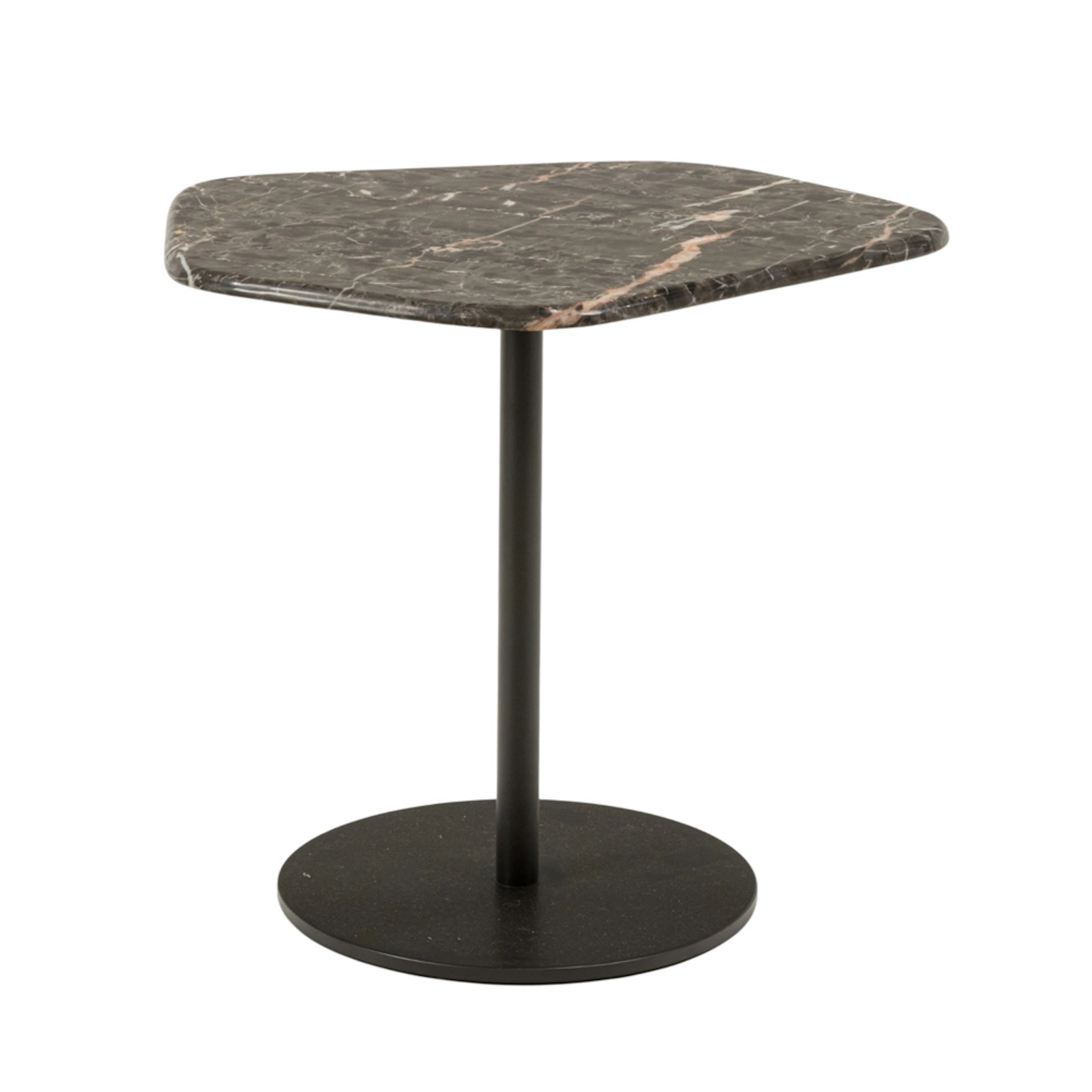 A Camerich marble Hanna Shape occasional table