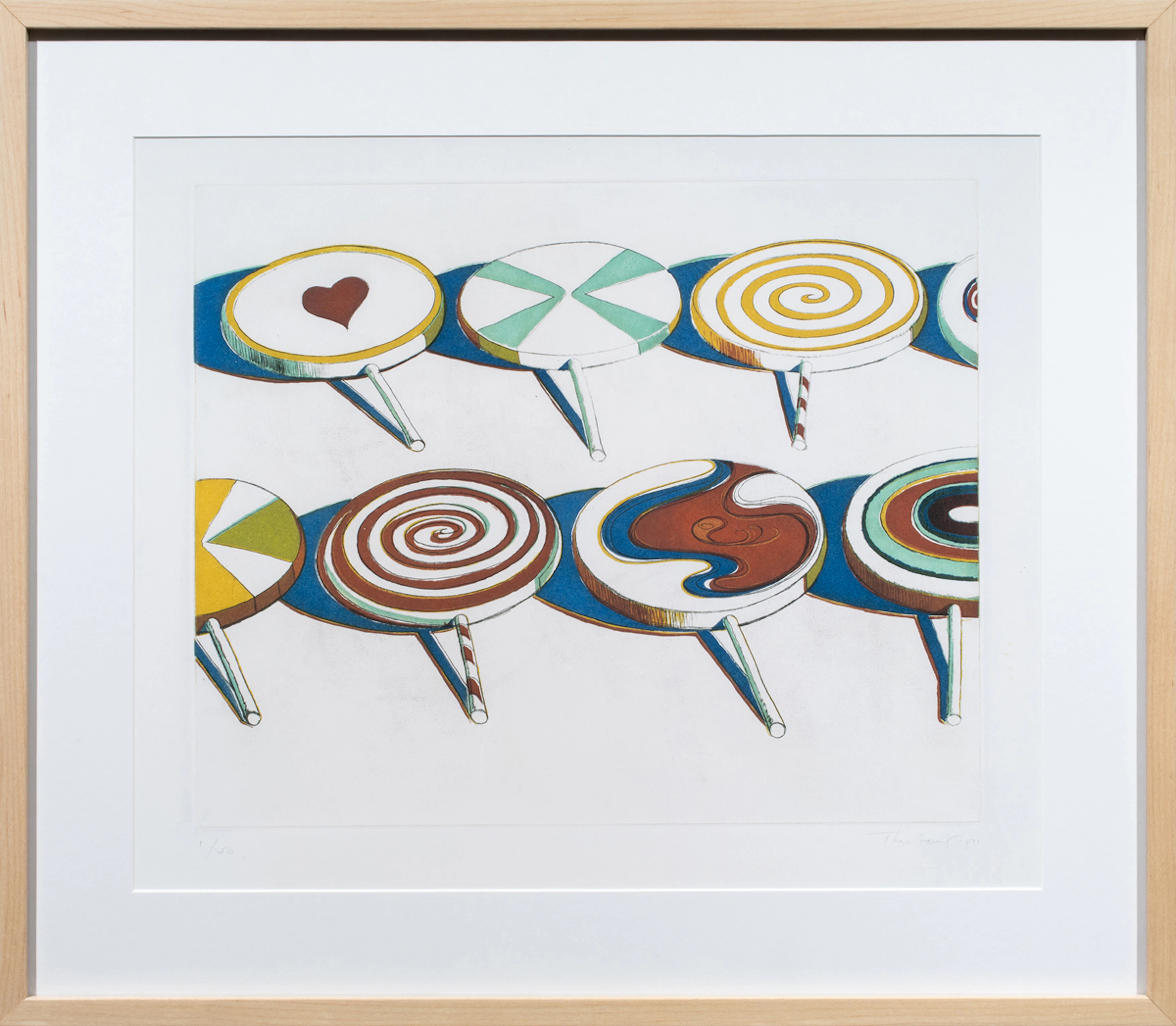 Print, After Wayne Thiebaud