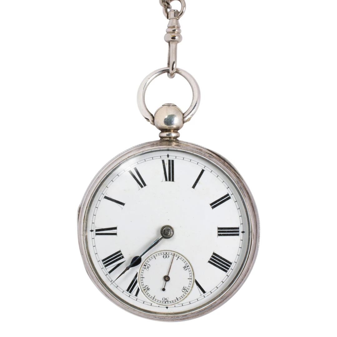 An A. Meyers silver pocket watch, c. 1857