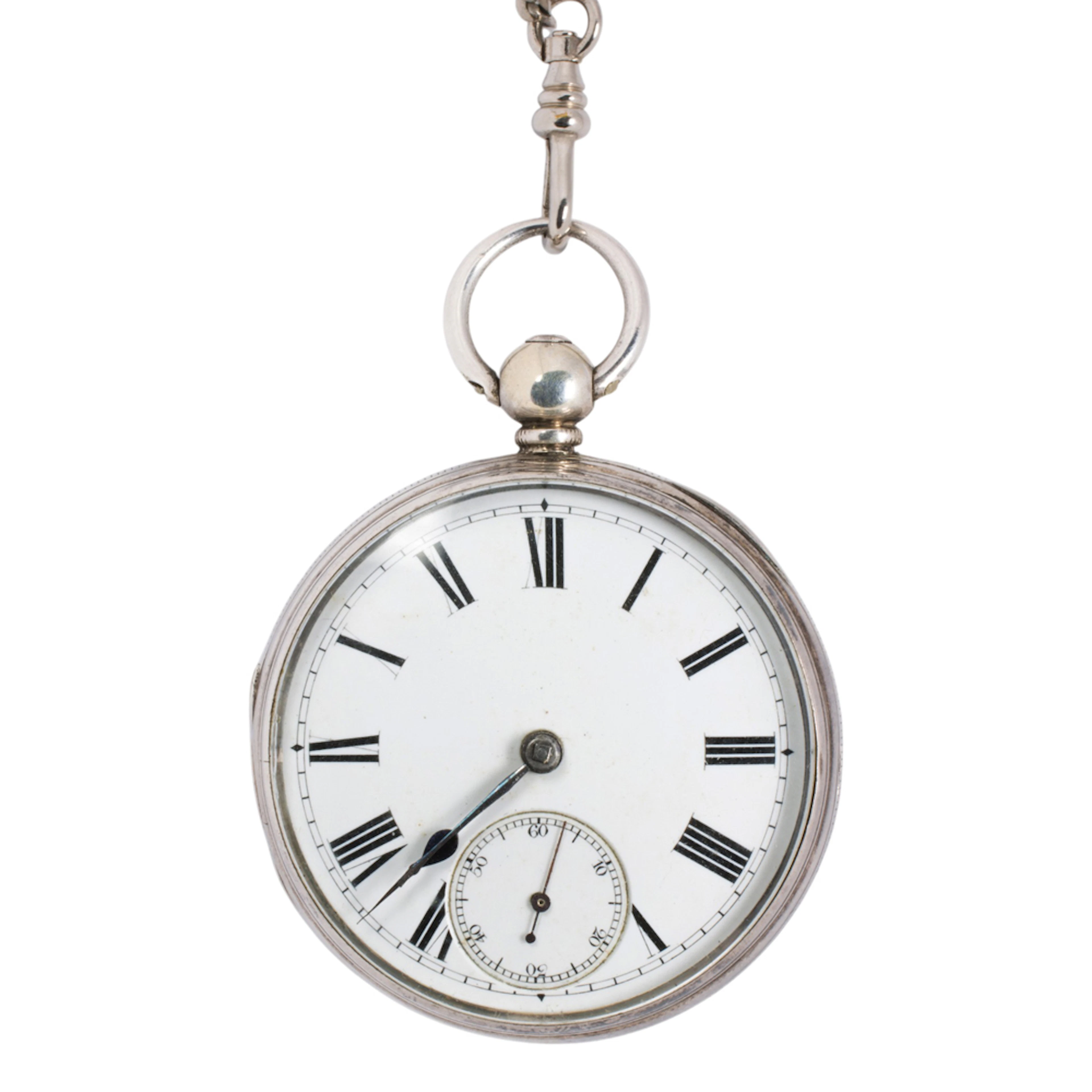 An A. Meyers silver pocket watch, c. 1857