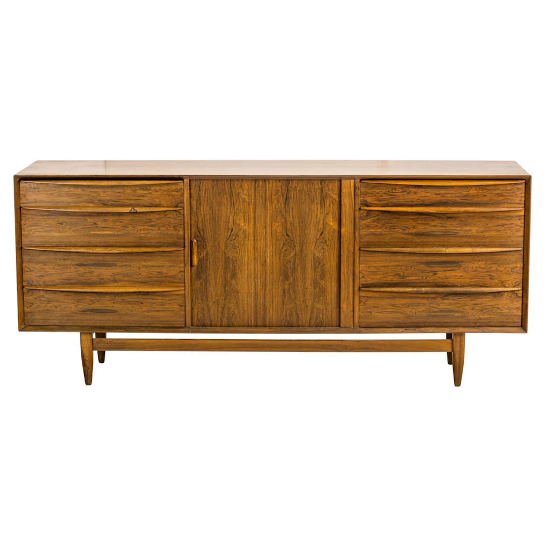 A Danish Modern teak credenza, Svend Age Madsen for Falster Mobelfabrik