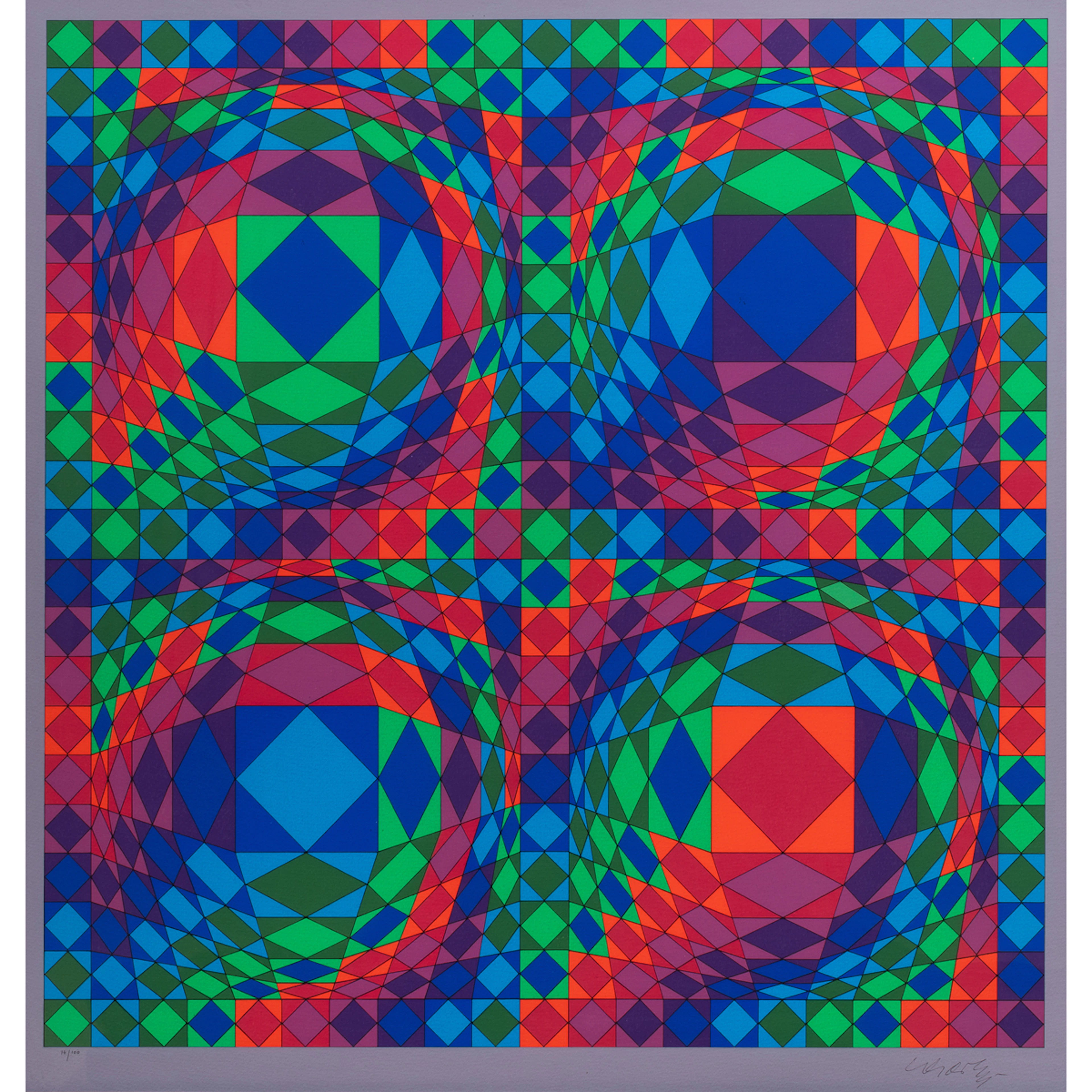 Print, Victor Vasarely
