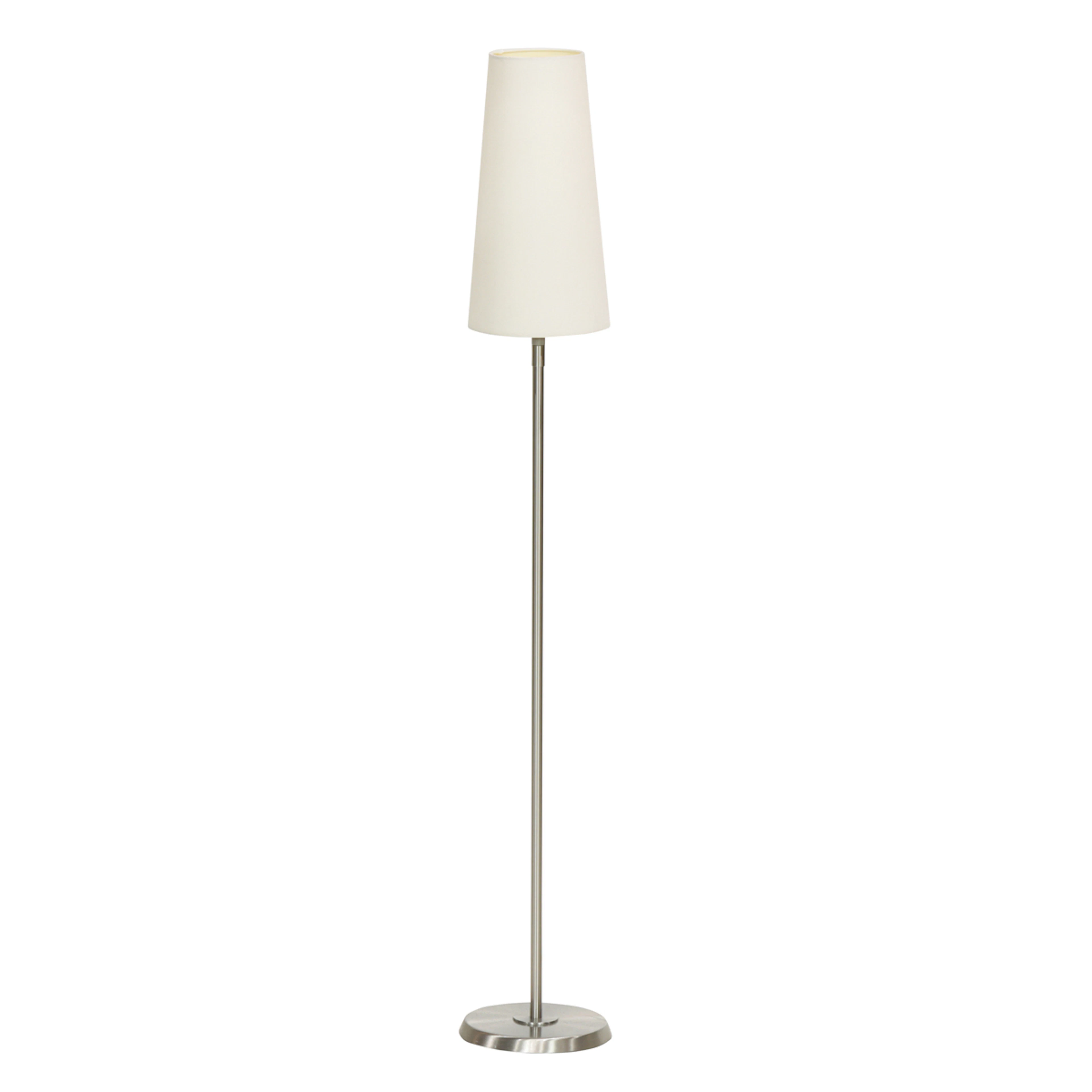 A German Modern brushed metal adjustable floor lamp