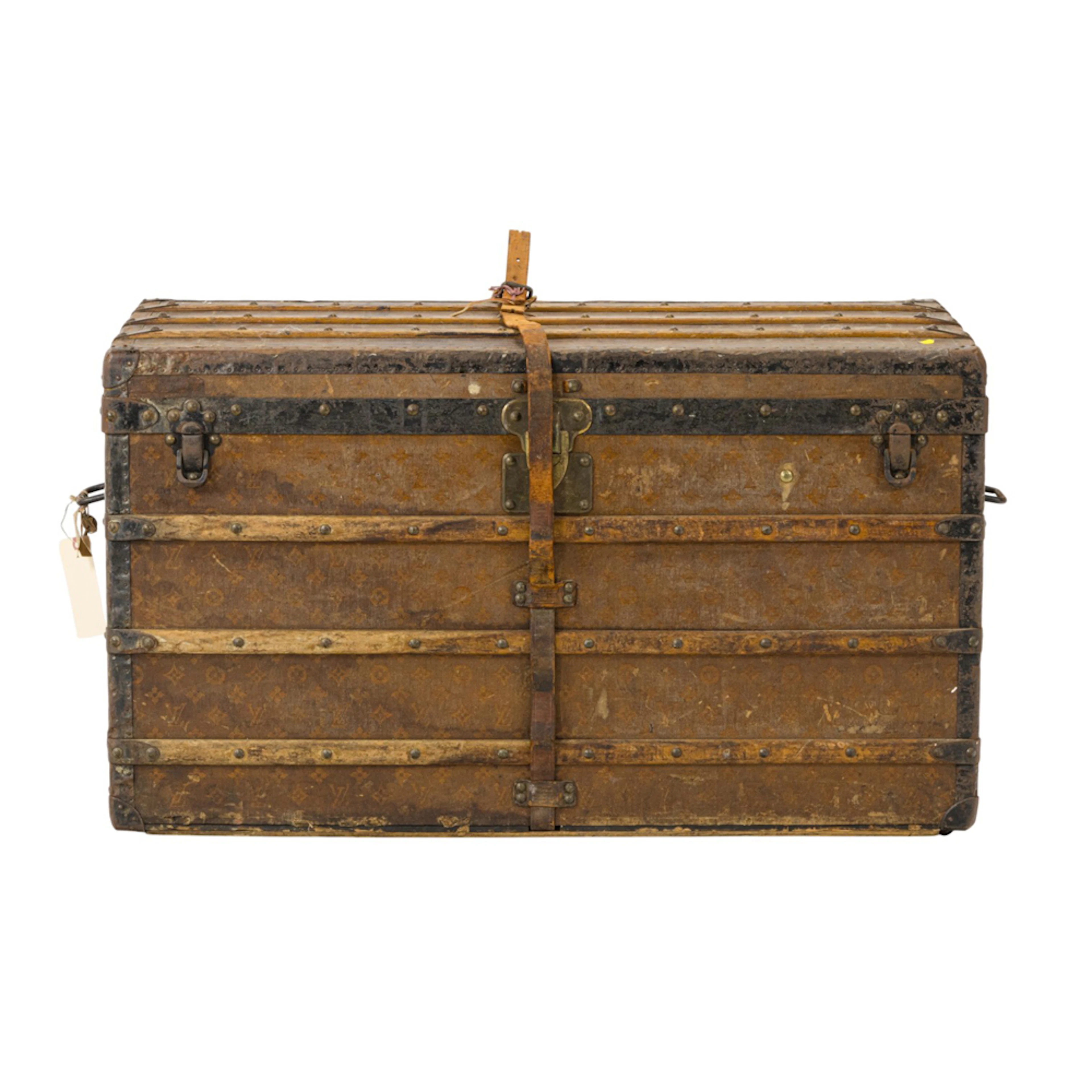 A Louis Vuitton steamer trunk of San Francisco interest
