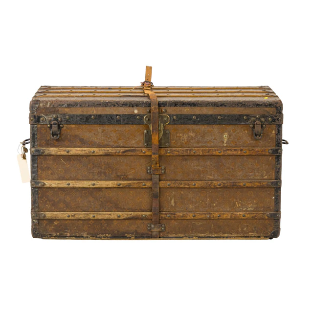 A Louis Vuitton steamer trunk of San Francisco interest