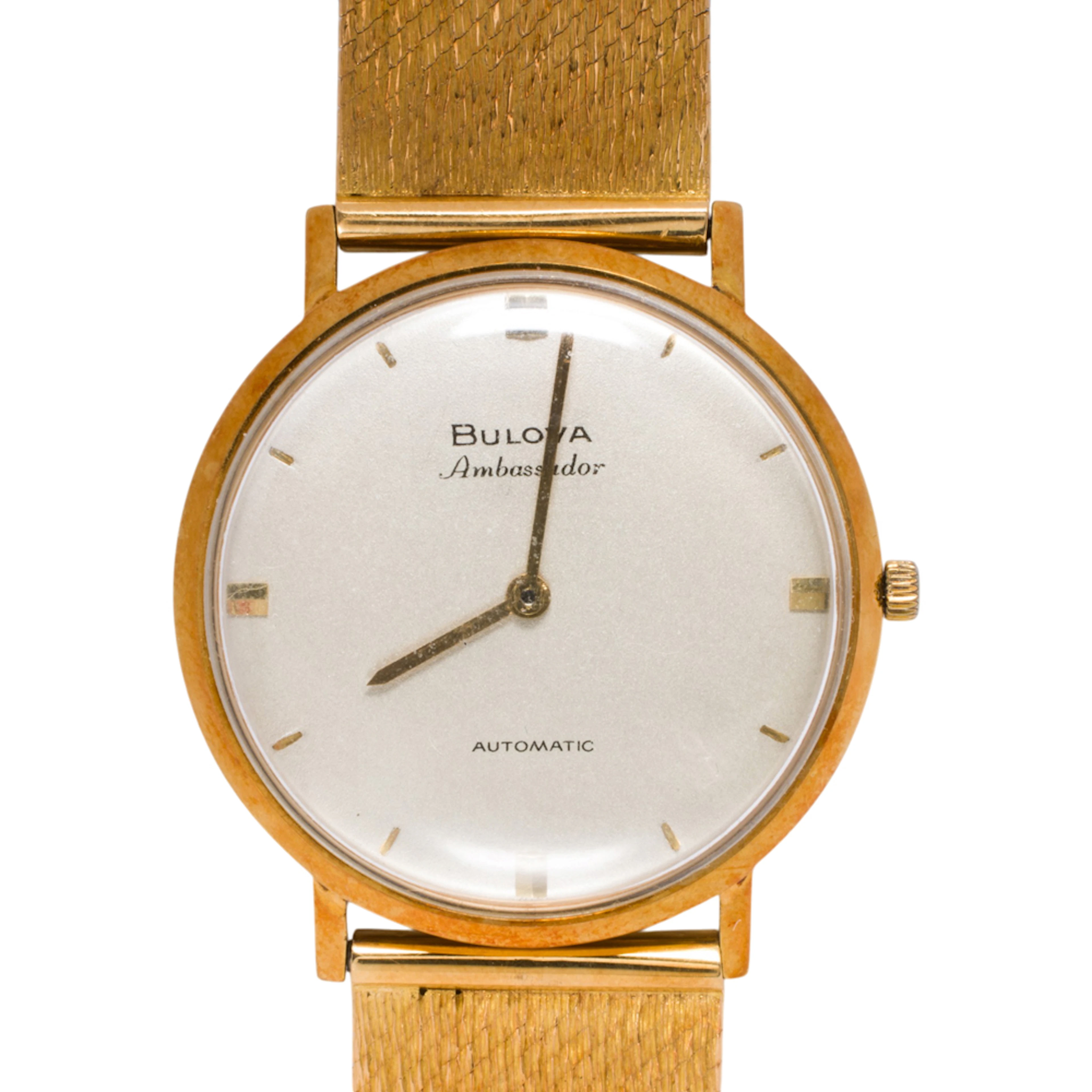 A Bulova Ambassador 18k gold watch