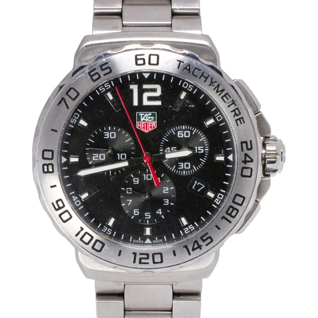A Tag Heuer Formula One stainless steel watch