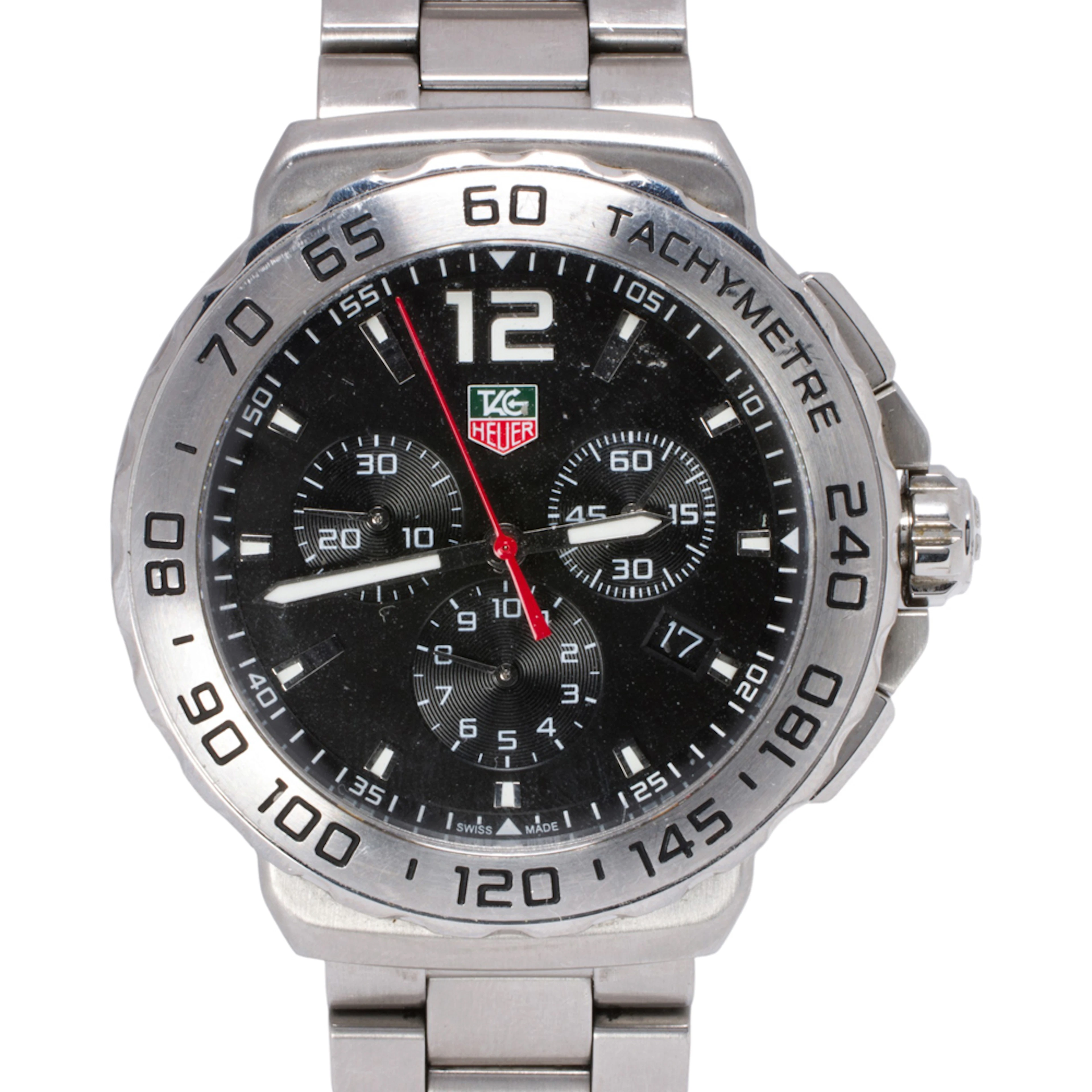 A Tag Heuer Formula One stainless steel watch