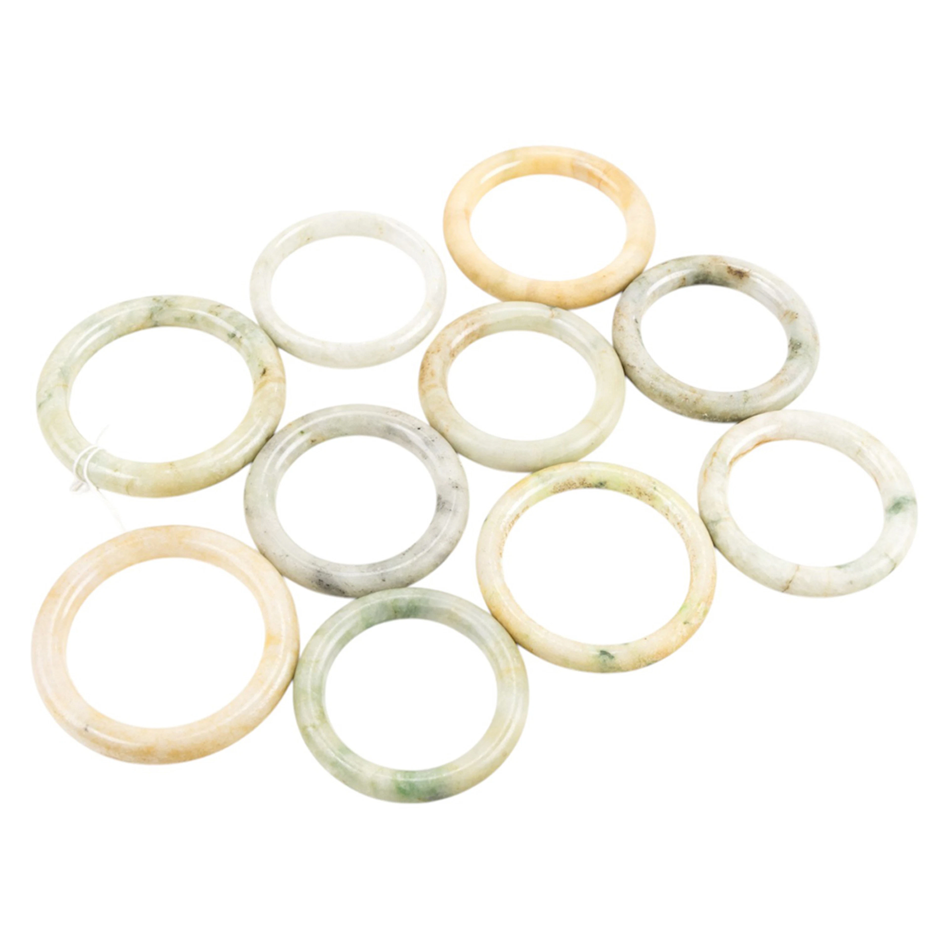 (lot of 10) Chinese jadeite bangle bracelets