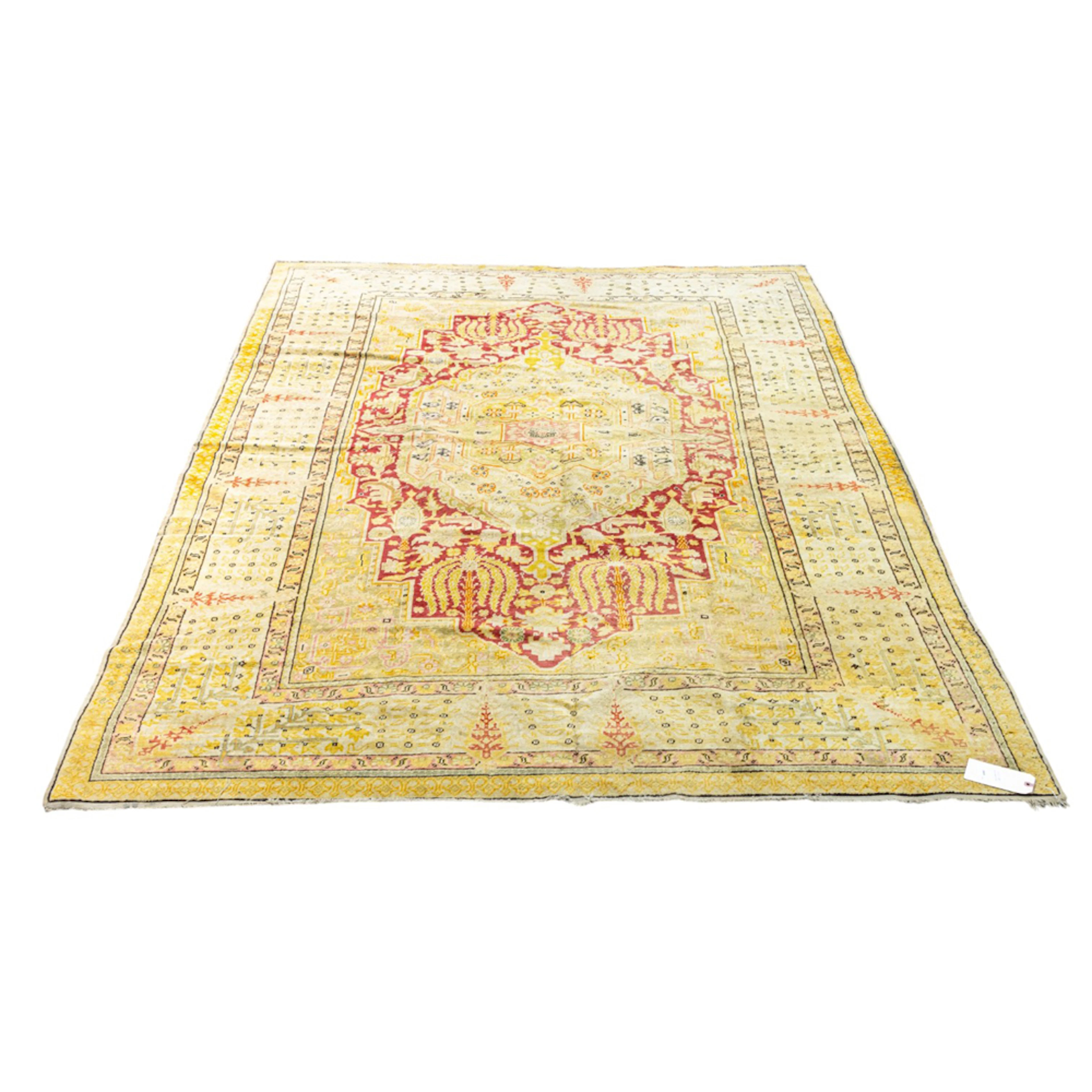 An antique Turkish carpet