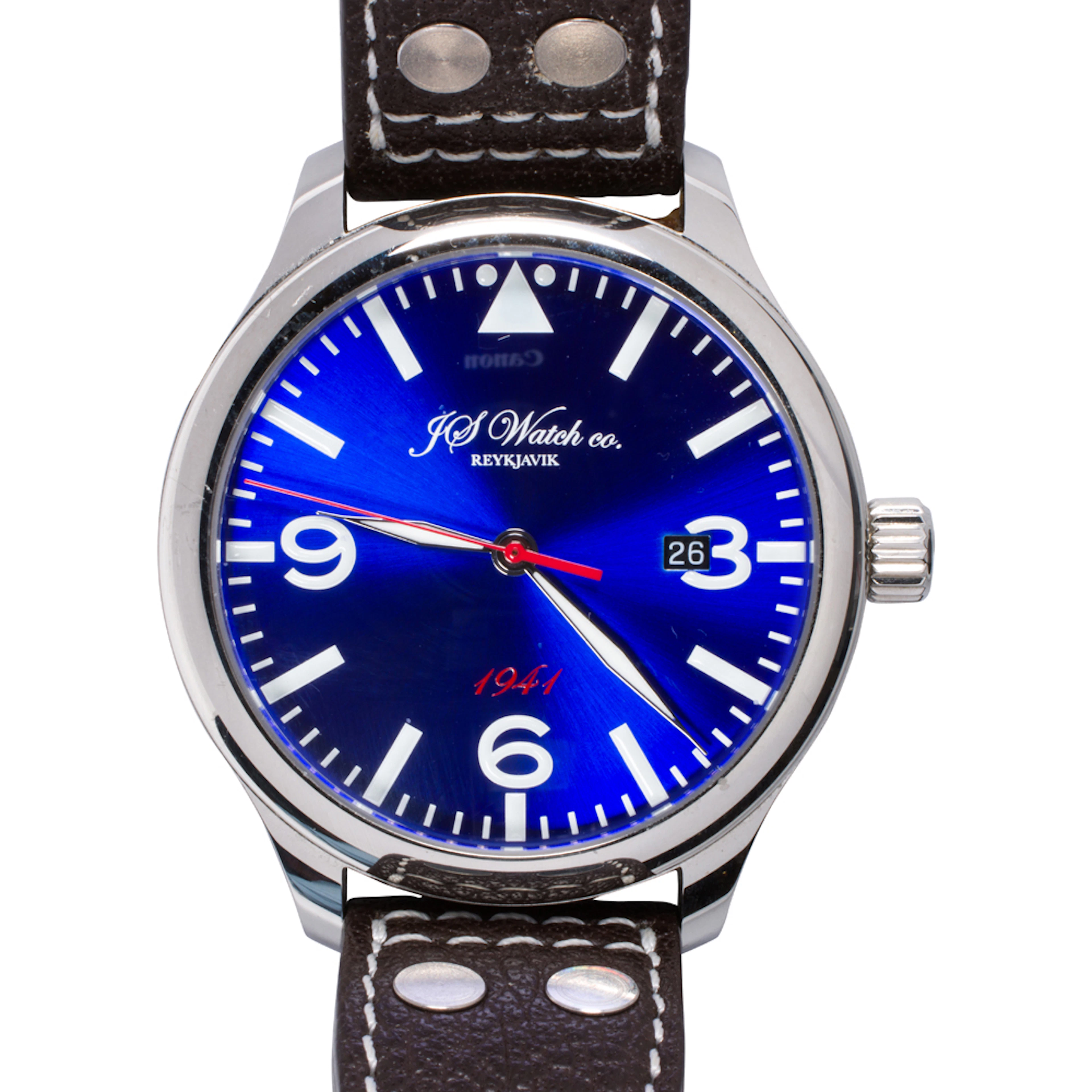 A JS Watch Co. Frisland 1941 stainless steel watch