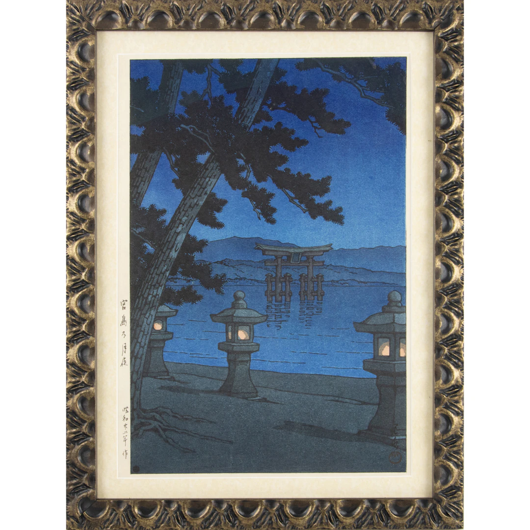 Kawase Hasui (1883-1957) - Moonlit Night at Miyajima