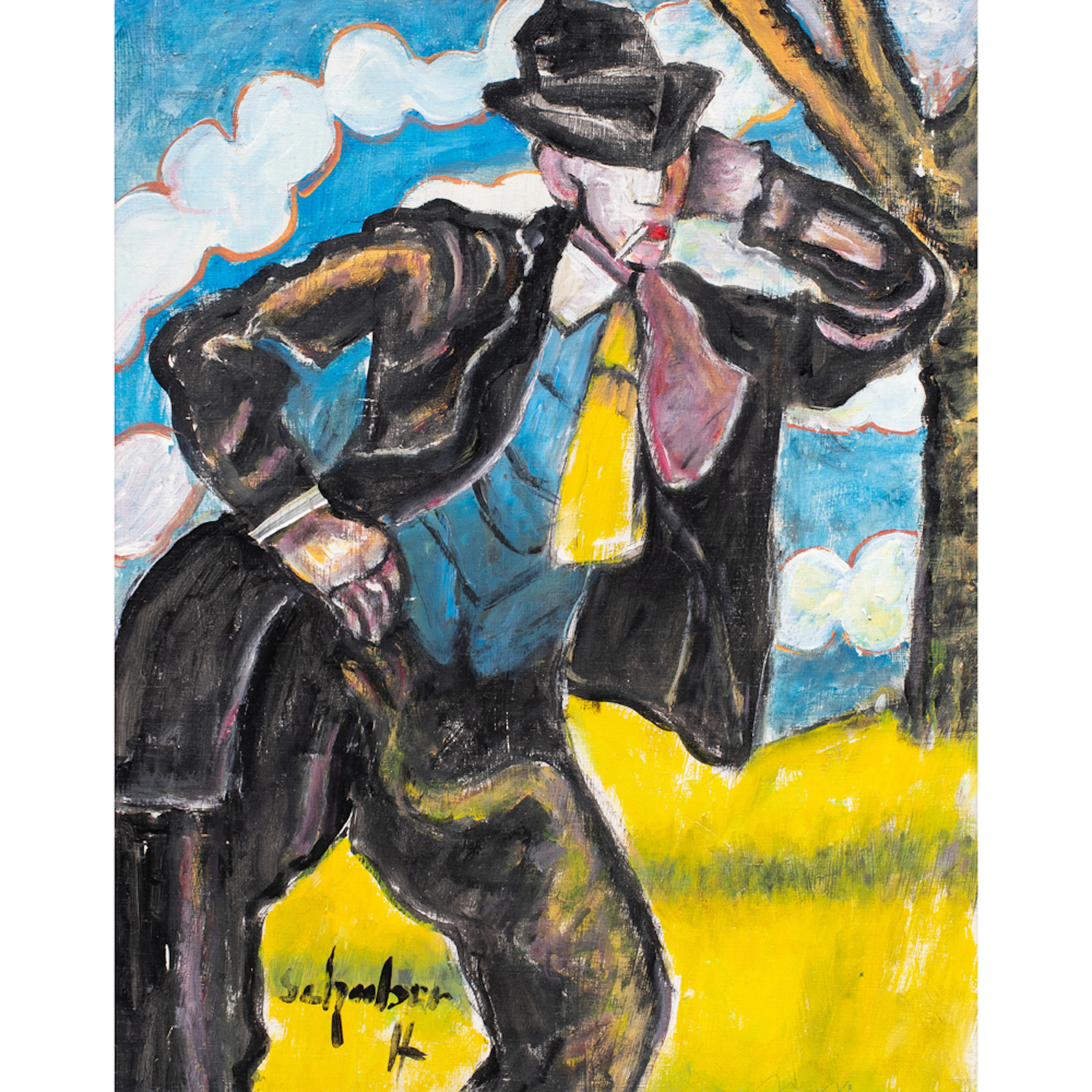 Painting, Hugo Scheiber