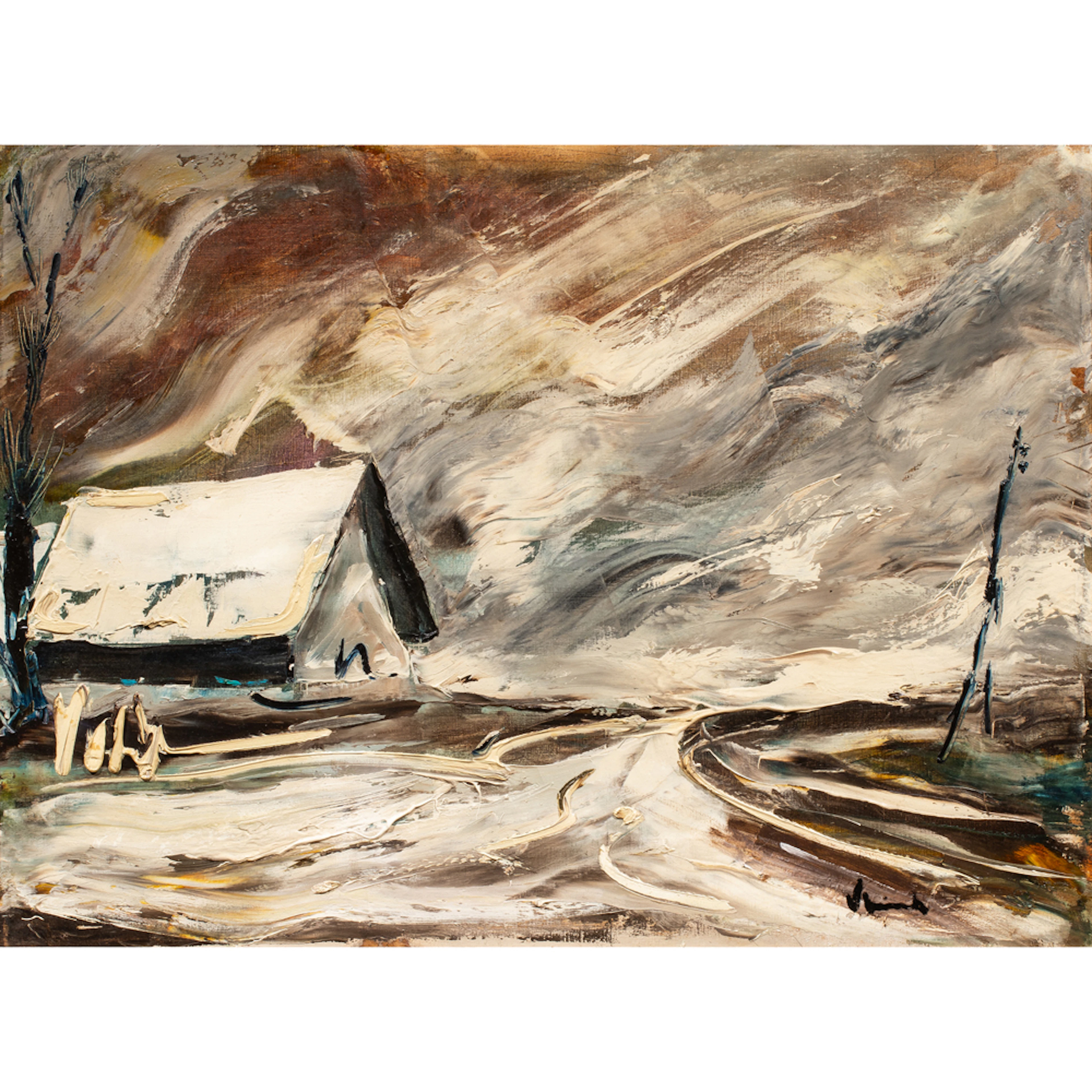 Painting, Attributed to Maurice de Vlaminck