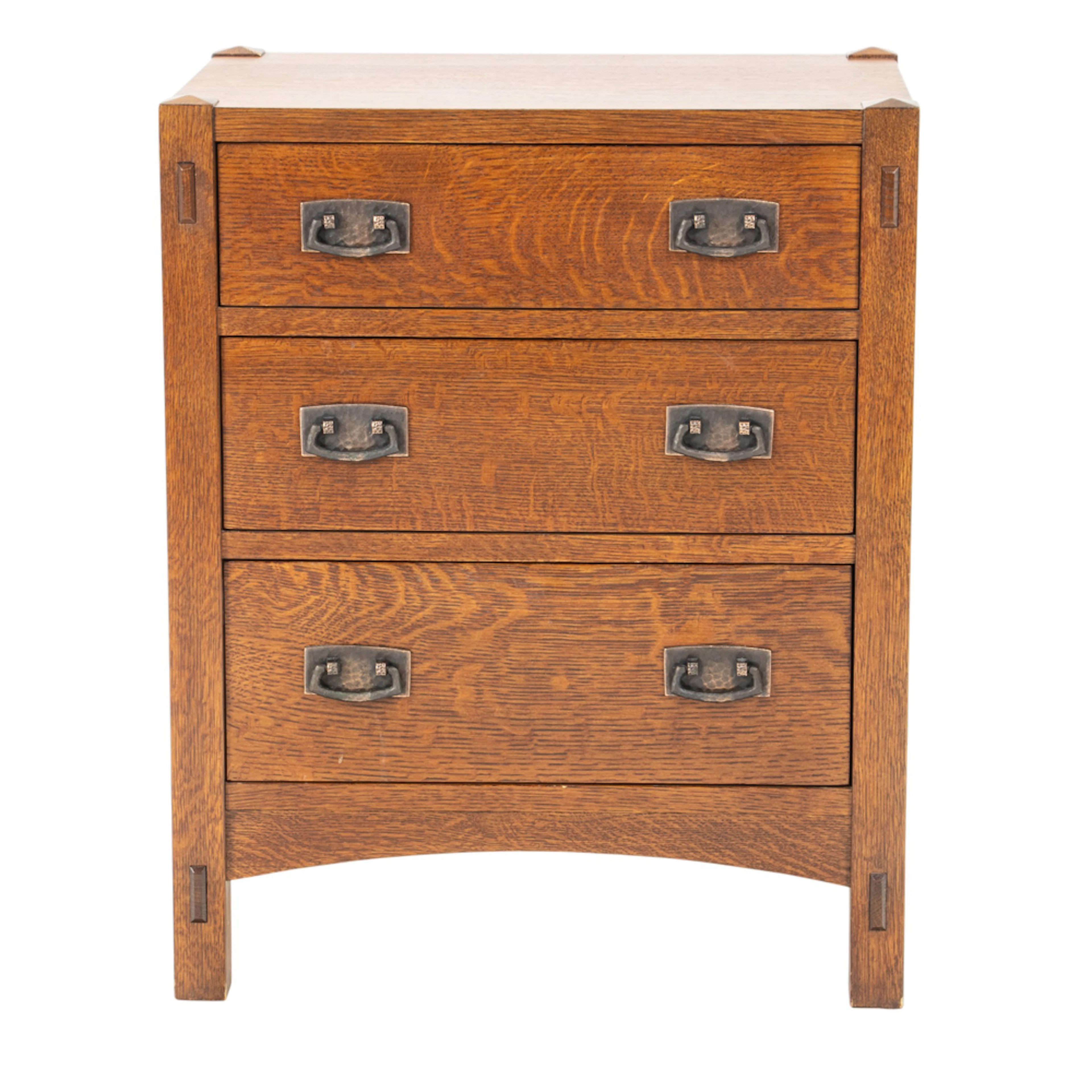 An Arts and Crafts style Stickley Audi side table