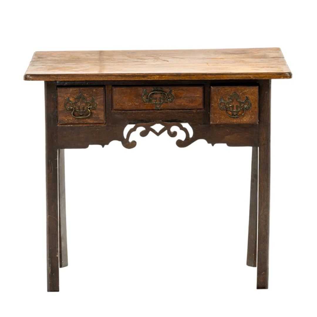 A Georgian oak table