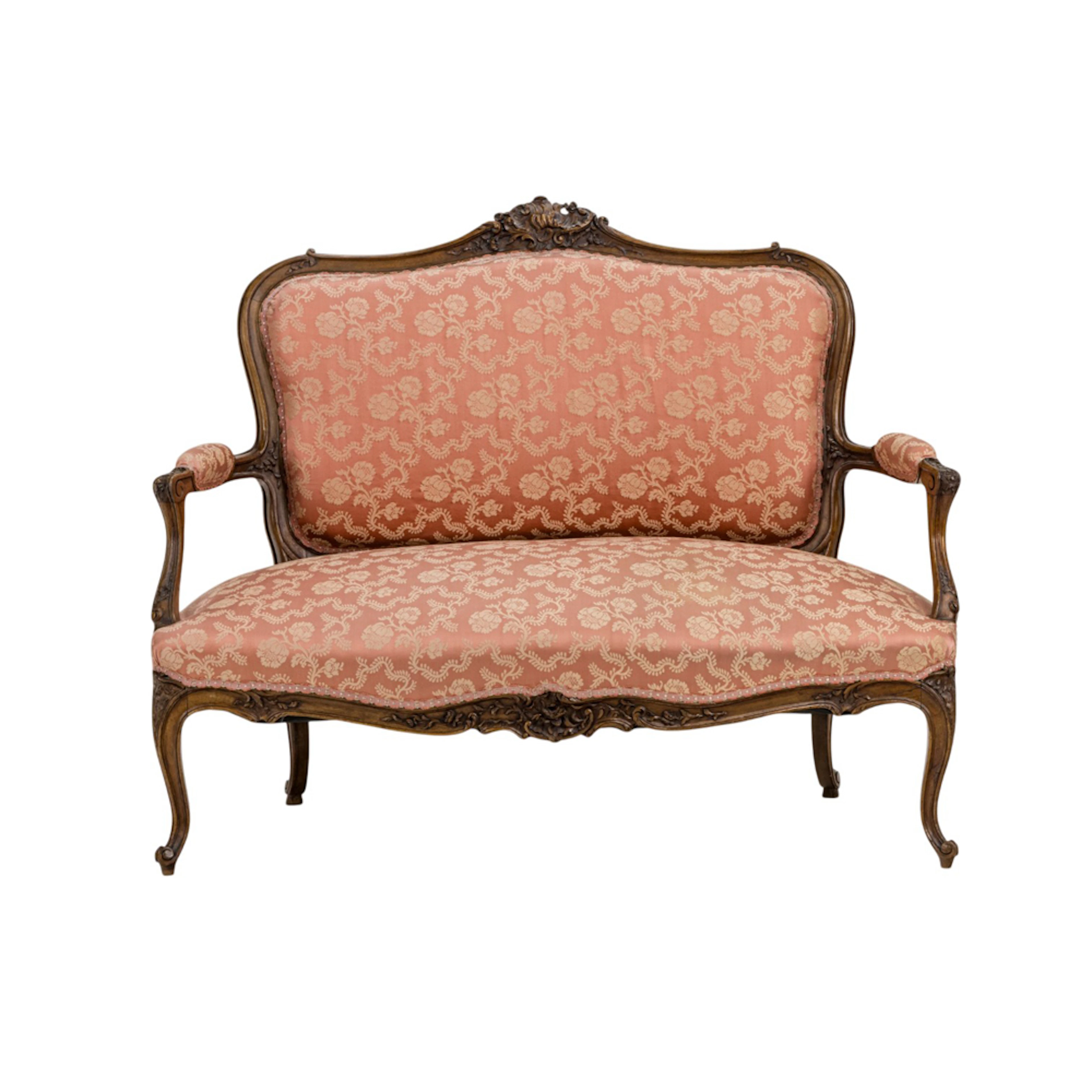 A Louis XV style settee