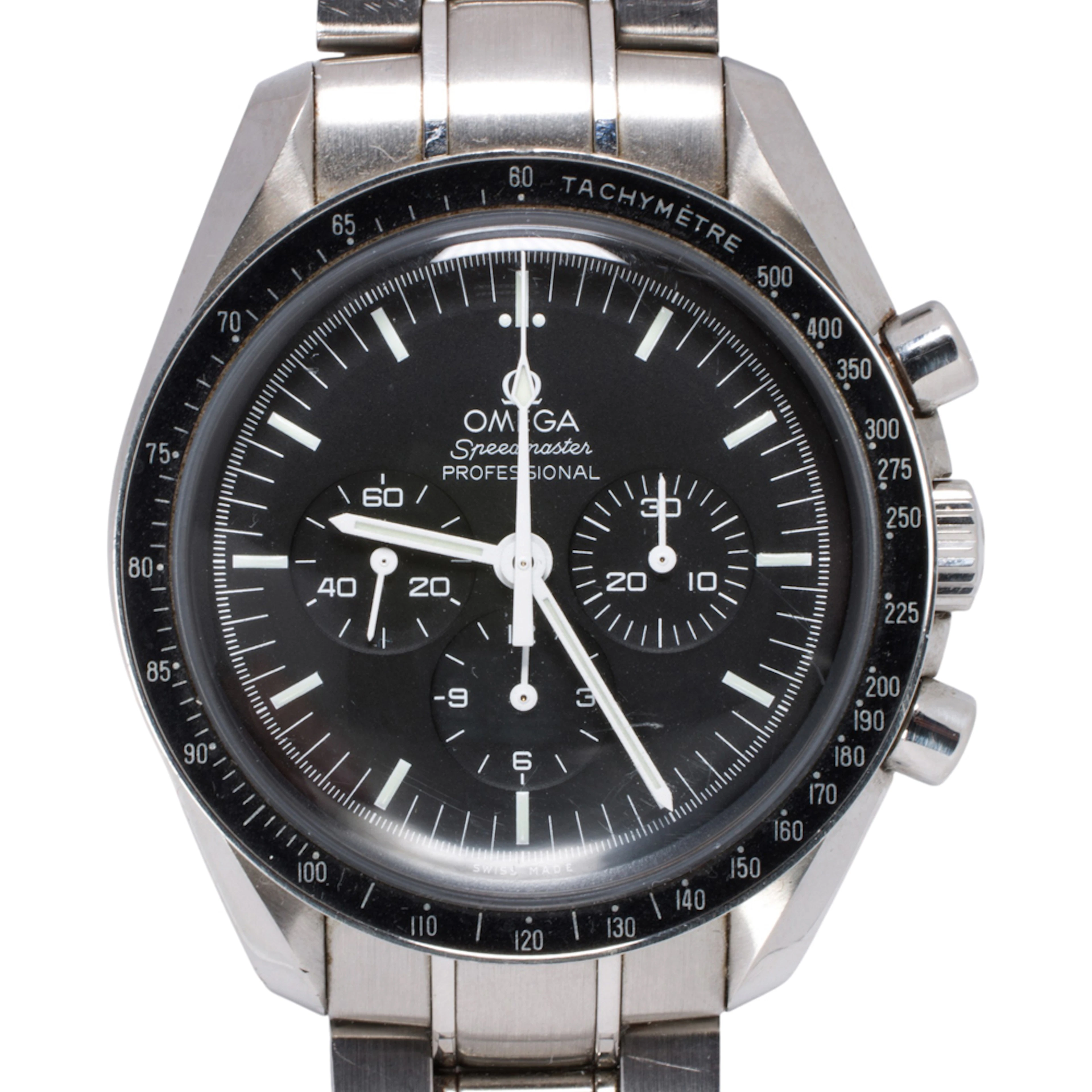 Omega Speedmaster Racing Professional stainless steel moonwatch