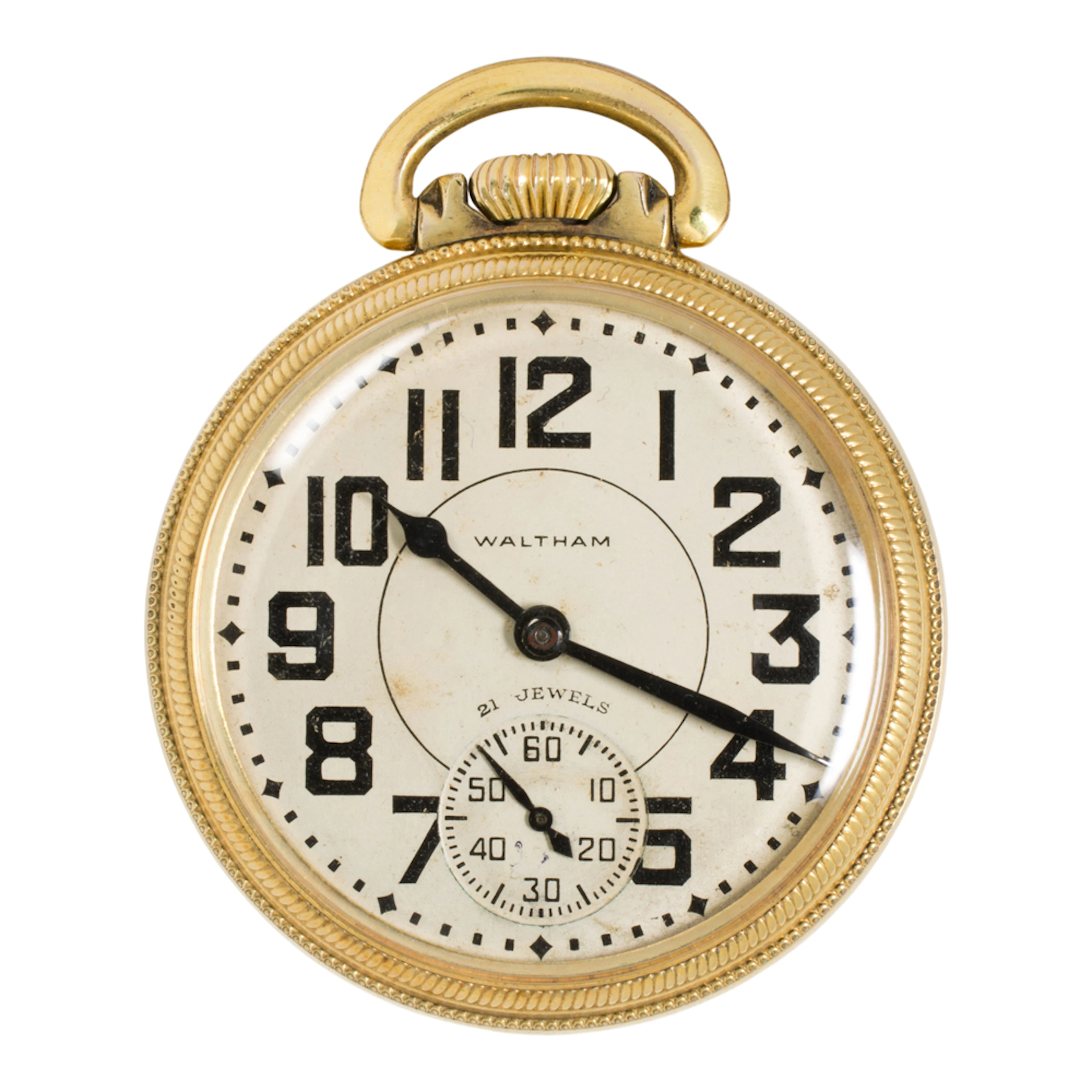 A Waltham gold-filled pocket watch