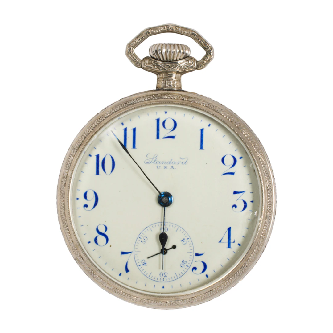 A Standard U.S.A. silver pocket watch