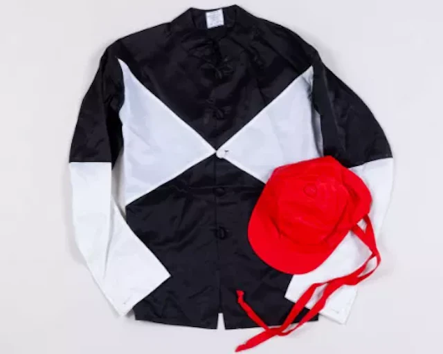 Michael Poland racing silks worn by Kings Theatre when winning the