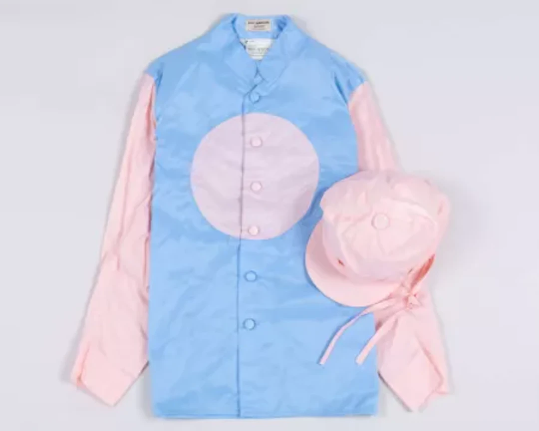 A set of vintage racing silks circa 1970s