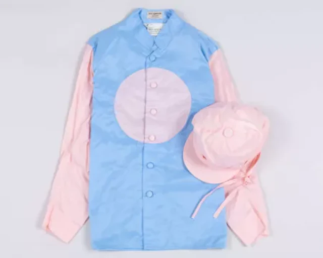 A set of vintage racing silks circa 1970s