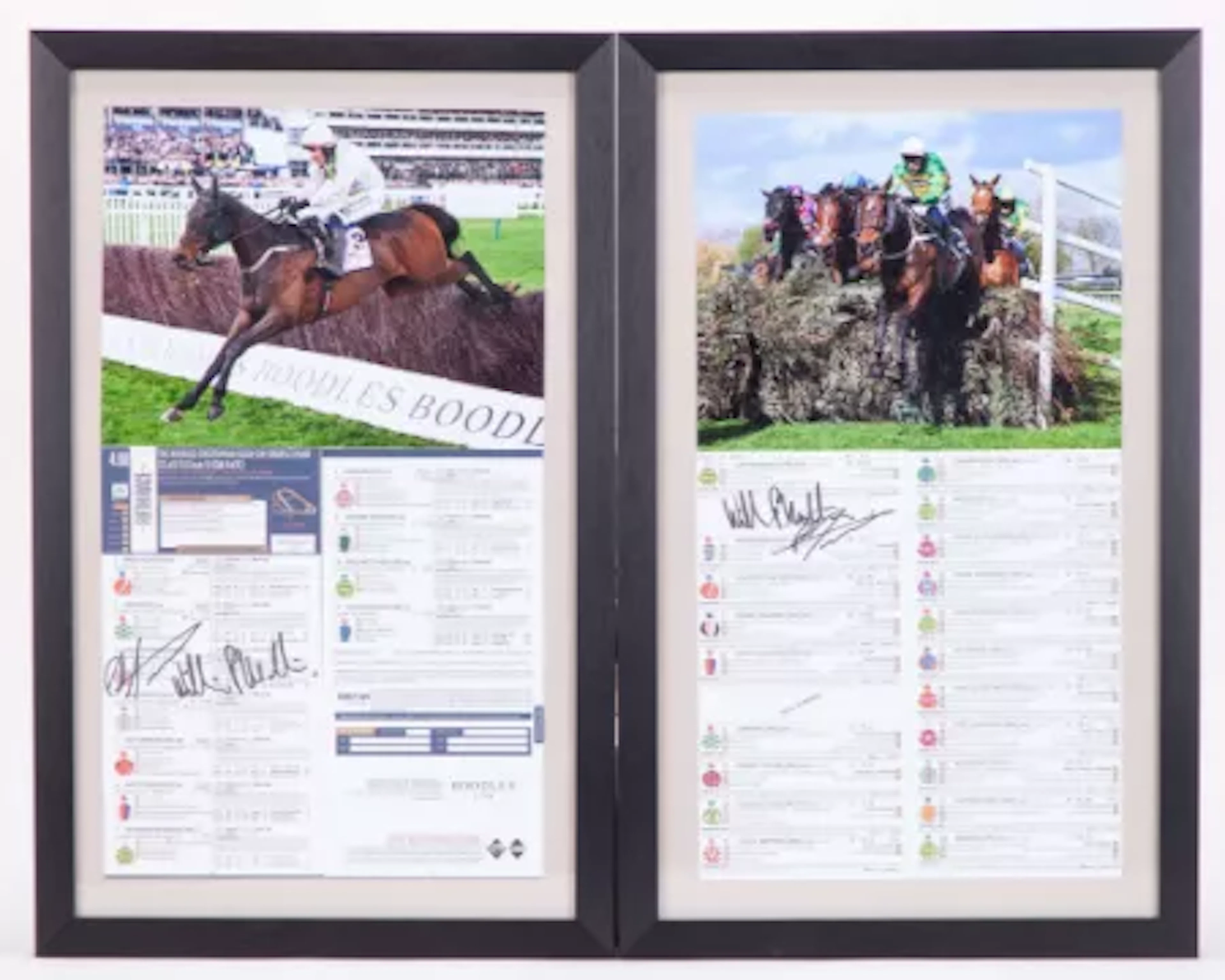 Willie Mullins & Paul Townend signed 2026 Gold Cup & Grand National