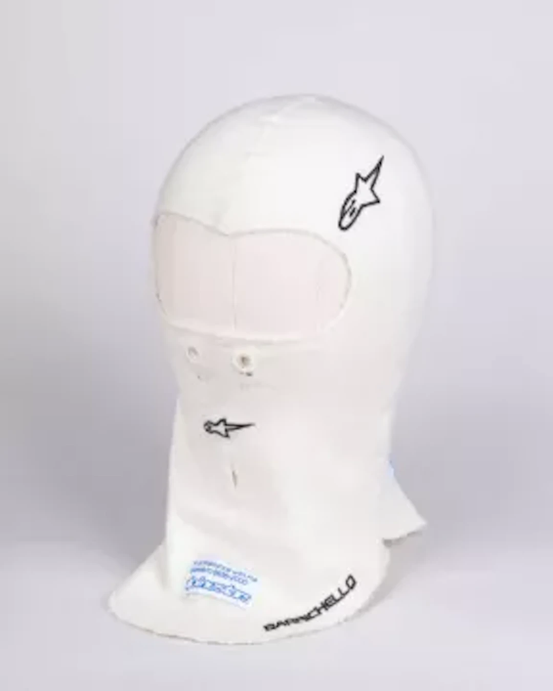 Rubens Barrichello 2009 Brawn GP Used Balaclava