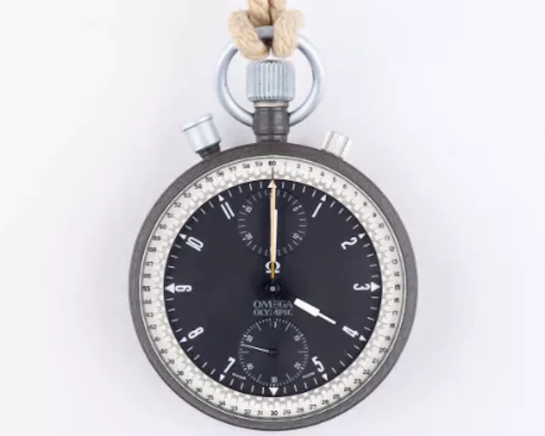 Don Turner an Omega manual wind chronograph timepiece Olympic, No.2852508