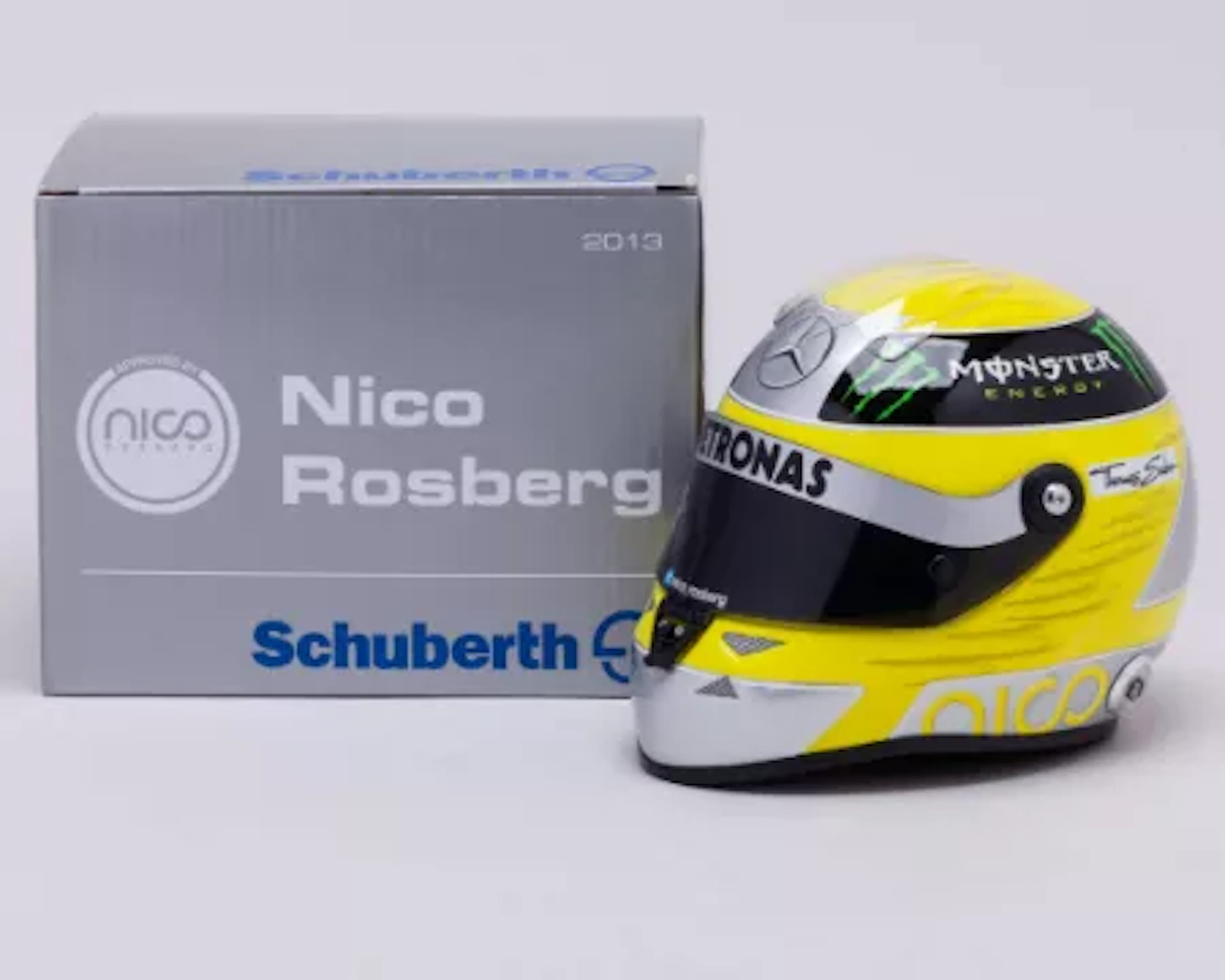 Nico Rosberg 2013 Mercedes AMG Petronas F1 Team 1:2 Scale Schuberth Helmet